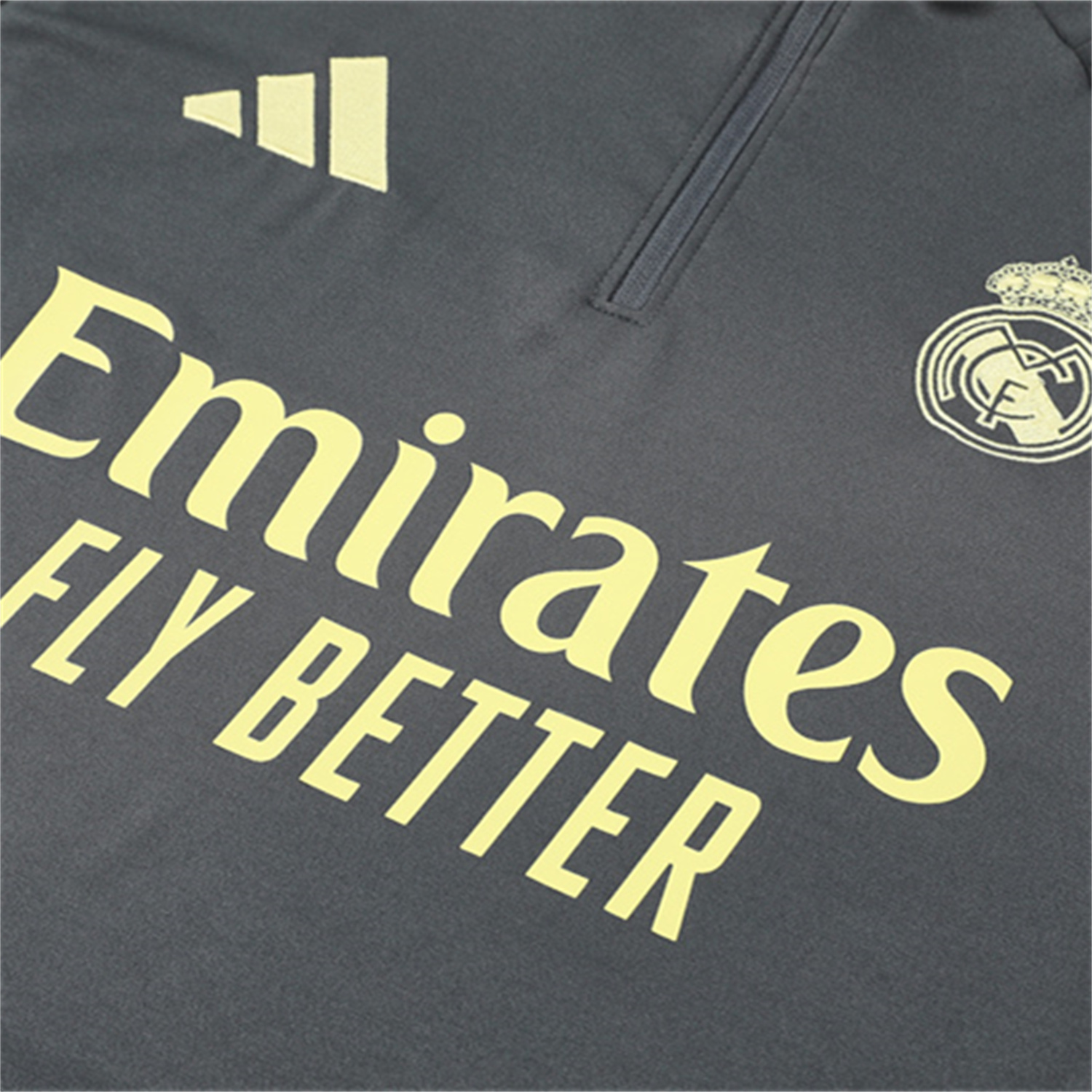 TKH-turbokithub-Real Madrid 25-26 Kid Long Sleeves Training Set - Gray Top & Gray Pants