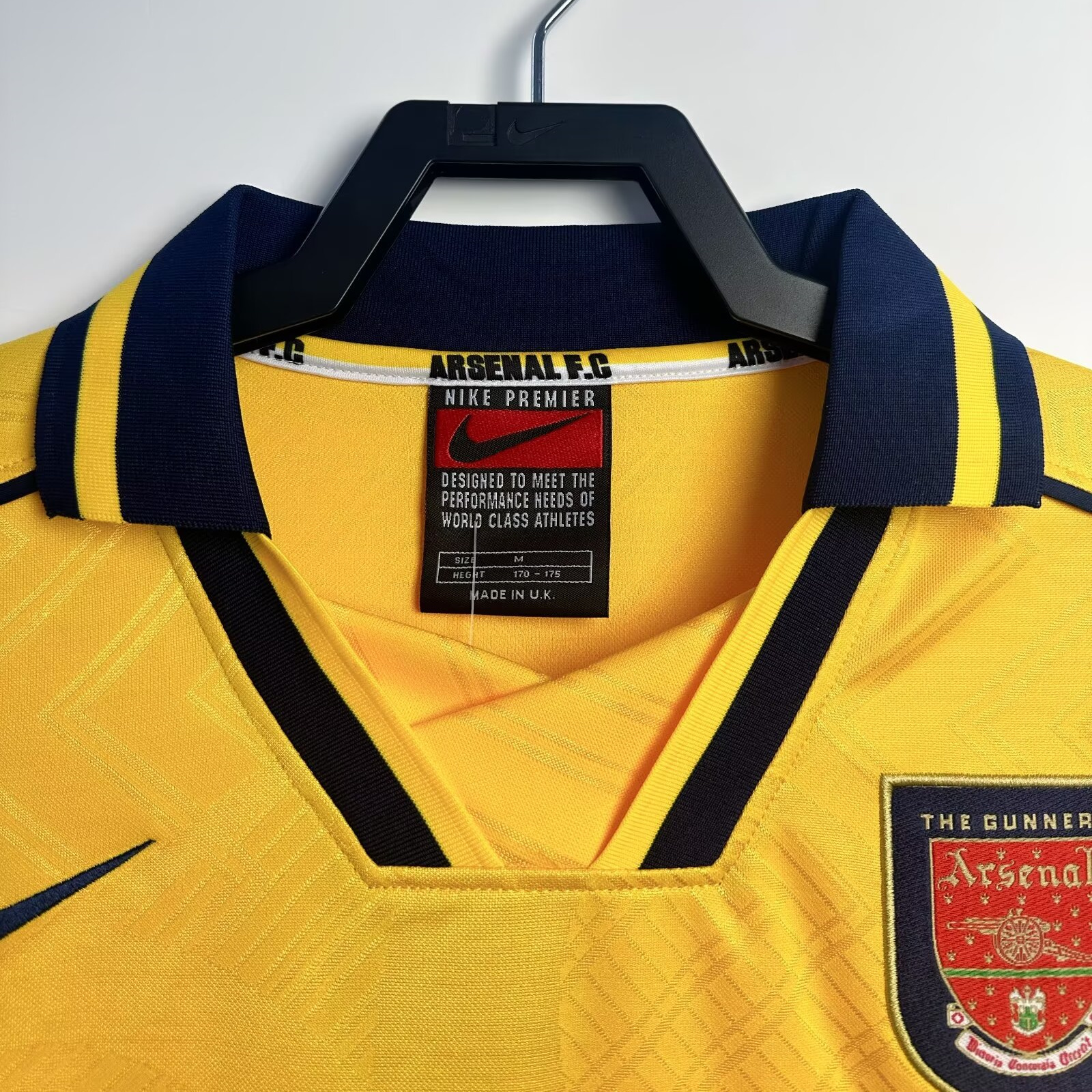 TKH-turbokithub-Retro Arsenal 1996-97 Away Long Sleeves Jersey