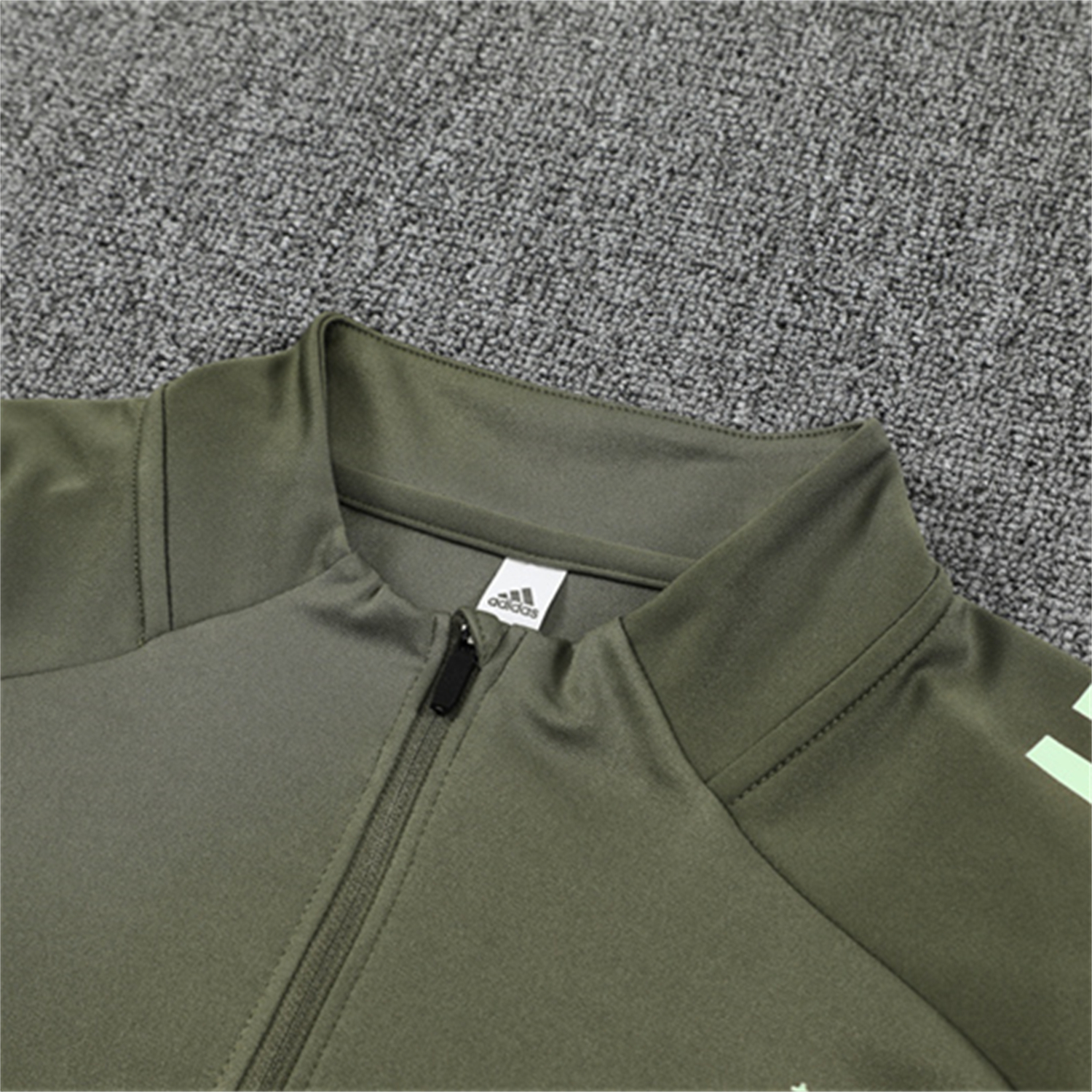 TKH-turbokithub-Real Madrid 25-26 Long Sleeve Training Set - Army Green Top & Pants