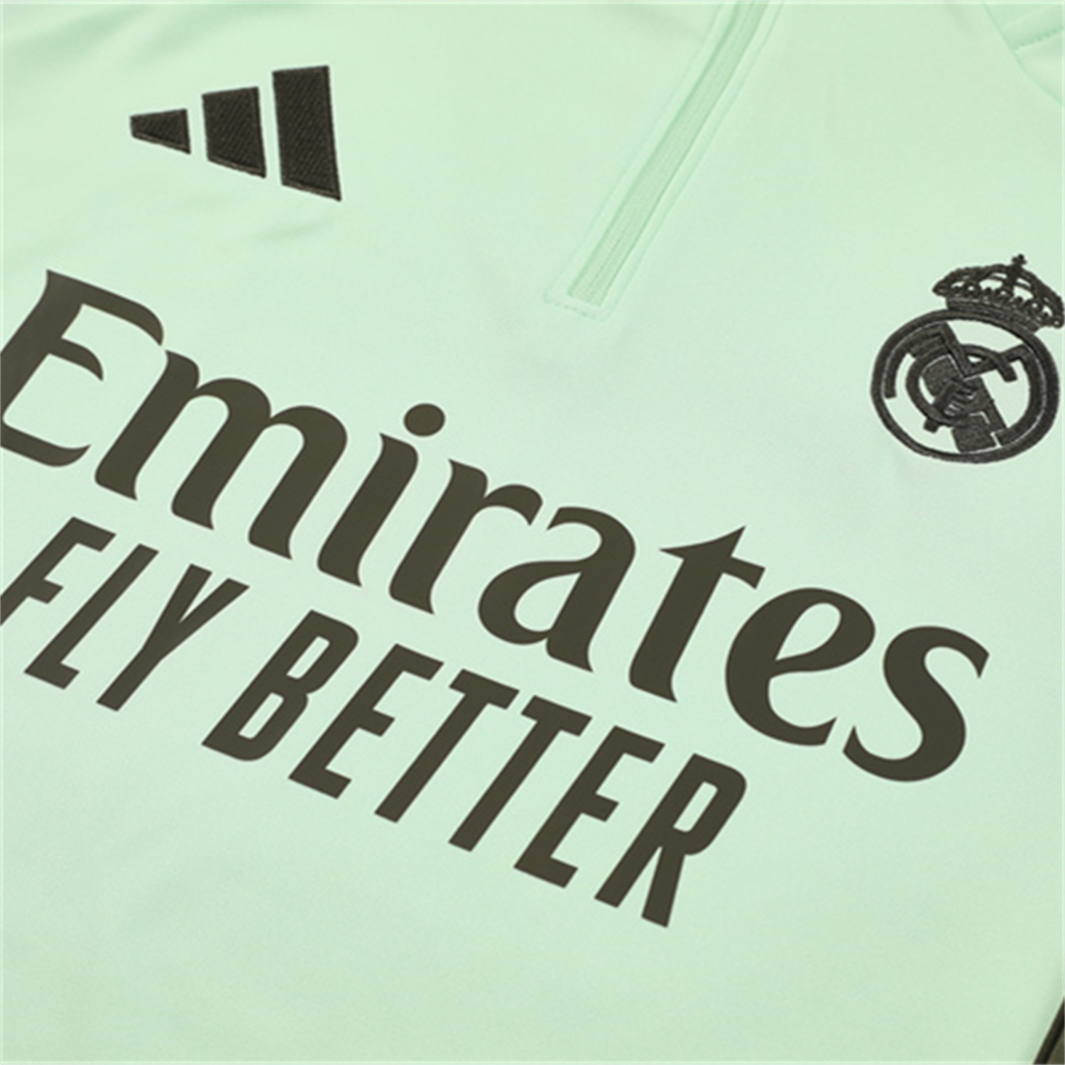 TKH-turbokithub-Real Madrid 25-26 Long Sleeve Training Set - Light Green Top & Army Green Pants