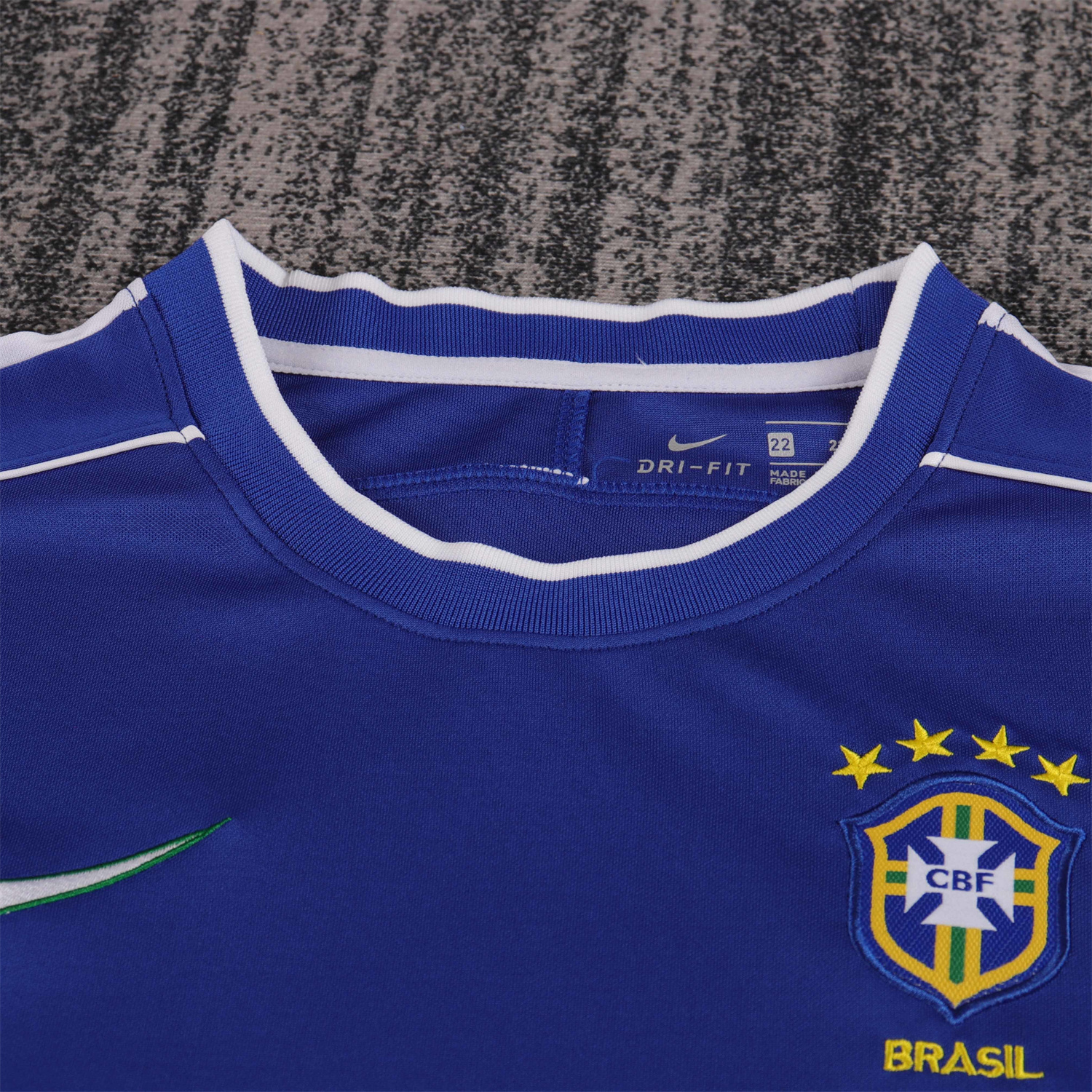 TKH-turbokithub-Retro Brazil 1998 Away Kids Kit