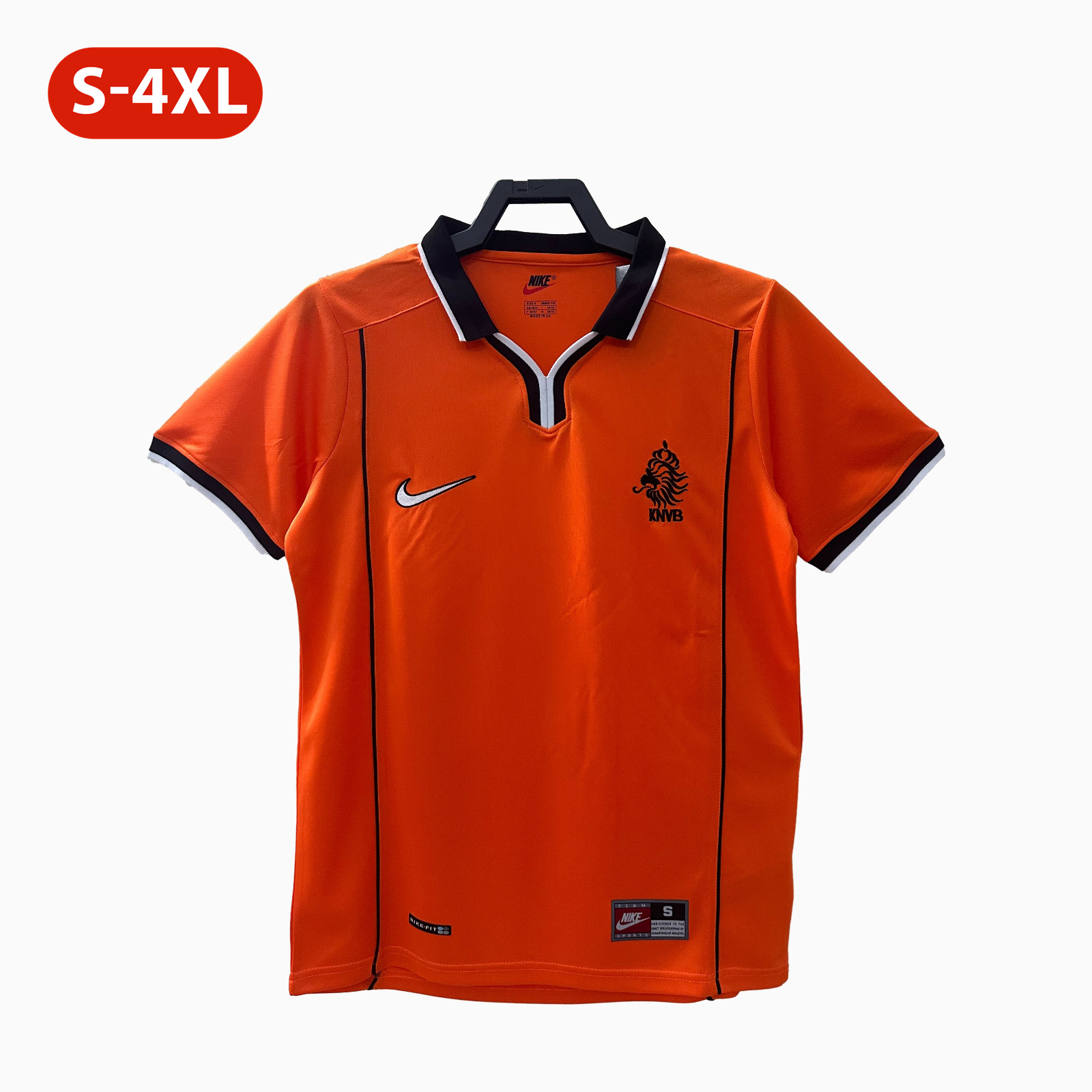 TKH-turbokithub-Retro Netherlands 1998 Home Jersey