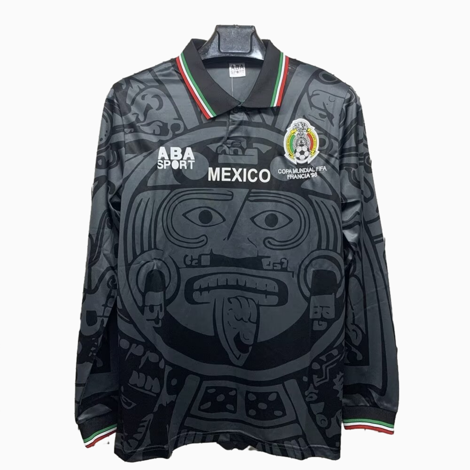 TKH-turbokithub-Retro Mexico 1998 Third Long Sleeves Jersey