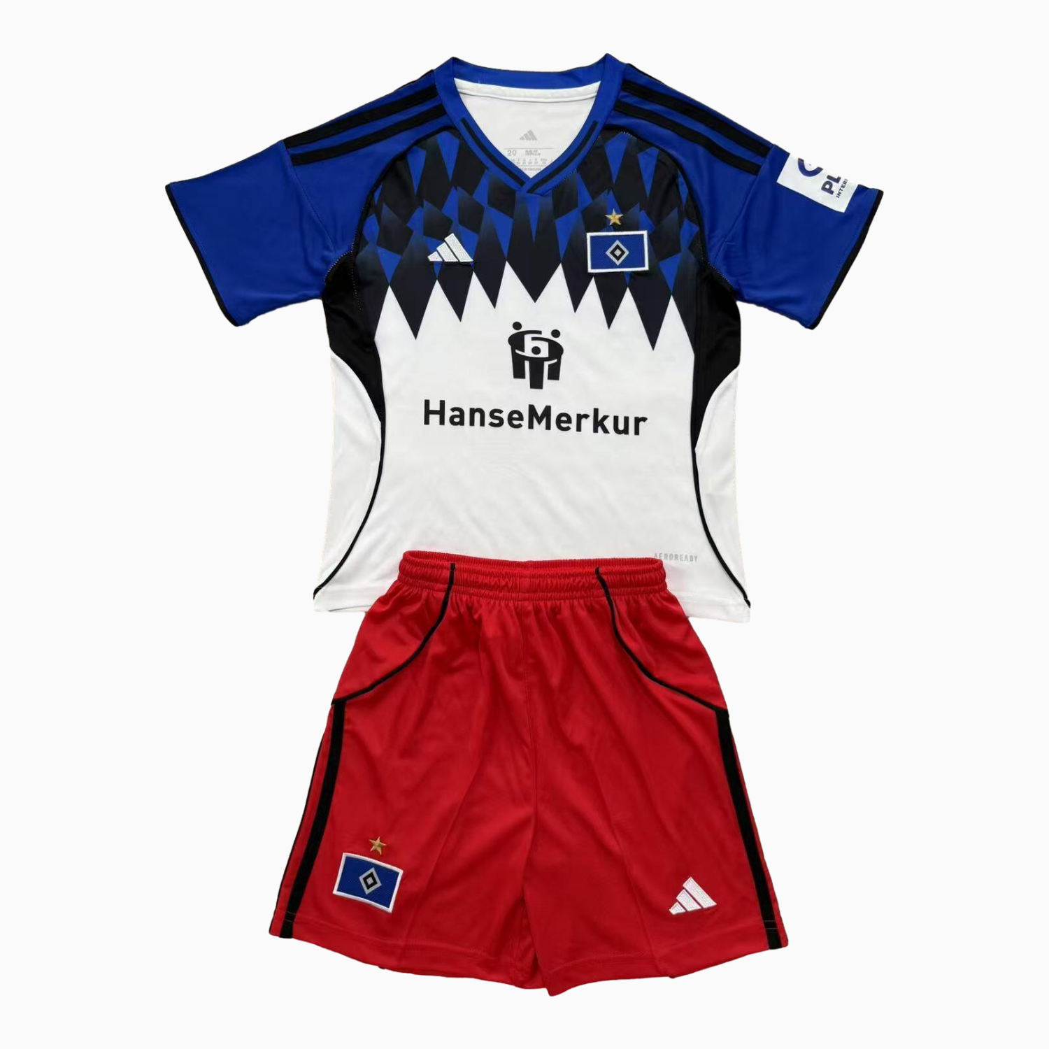 TKH-turbokithub-Hamburger SV 25-26 Home Men's Adult Jersey Set - Fans Version