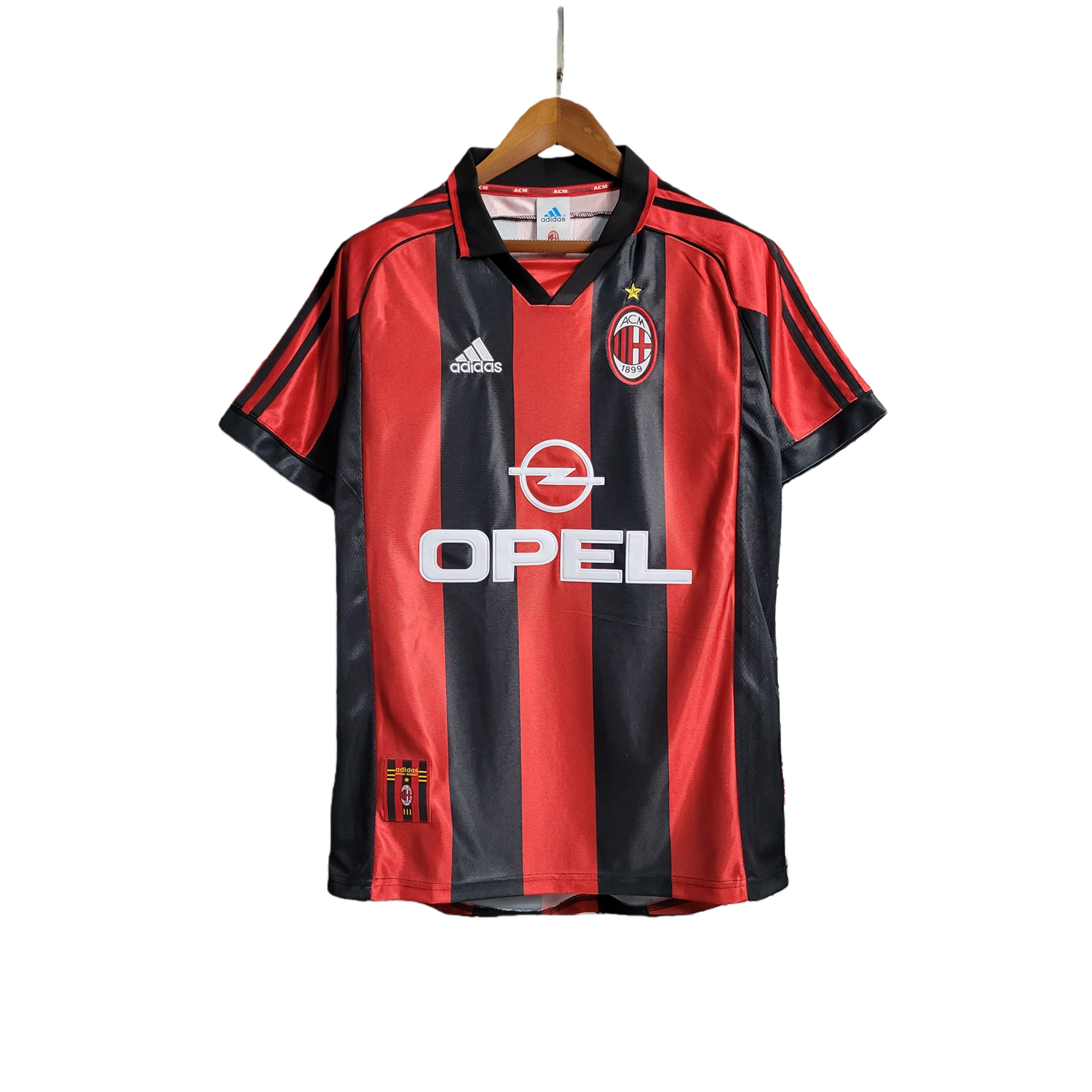 TKH-turbokithub-Retro AC Milan 98-99 Home Stadium Jersey