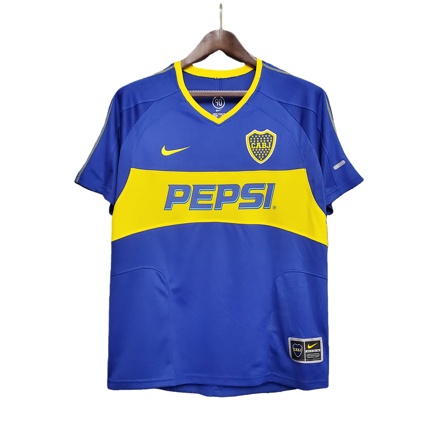 TKH-turbokithub-Retro Boca Juniors 2003-04 Home Stadium Jersey