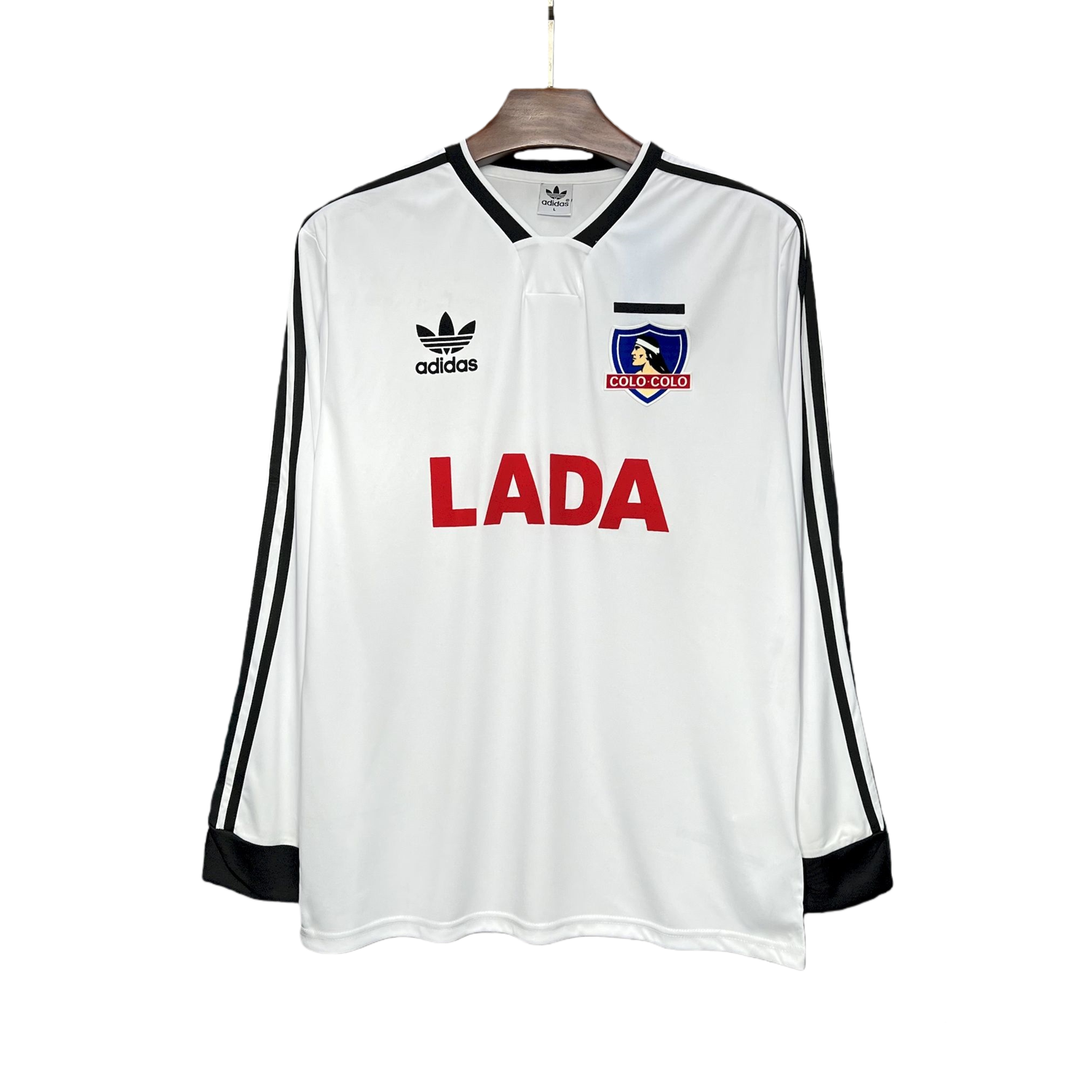 TKH-turbokithub-Retro Colo Colo 1991 Home Long Sleeve Jersey