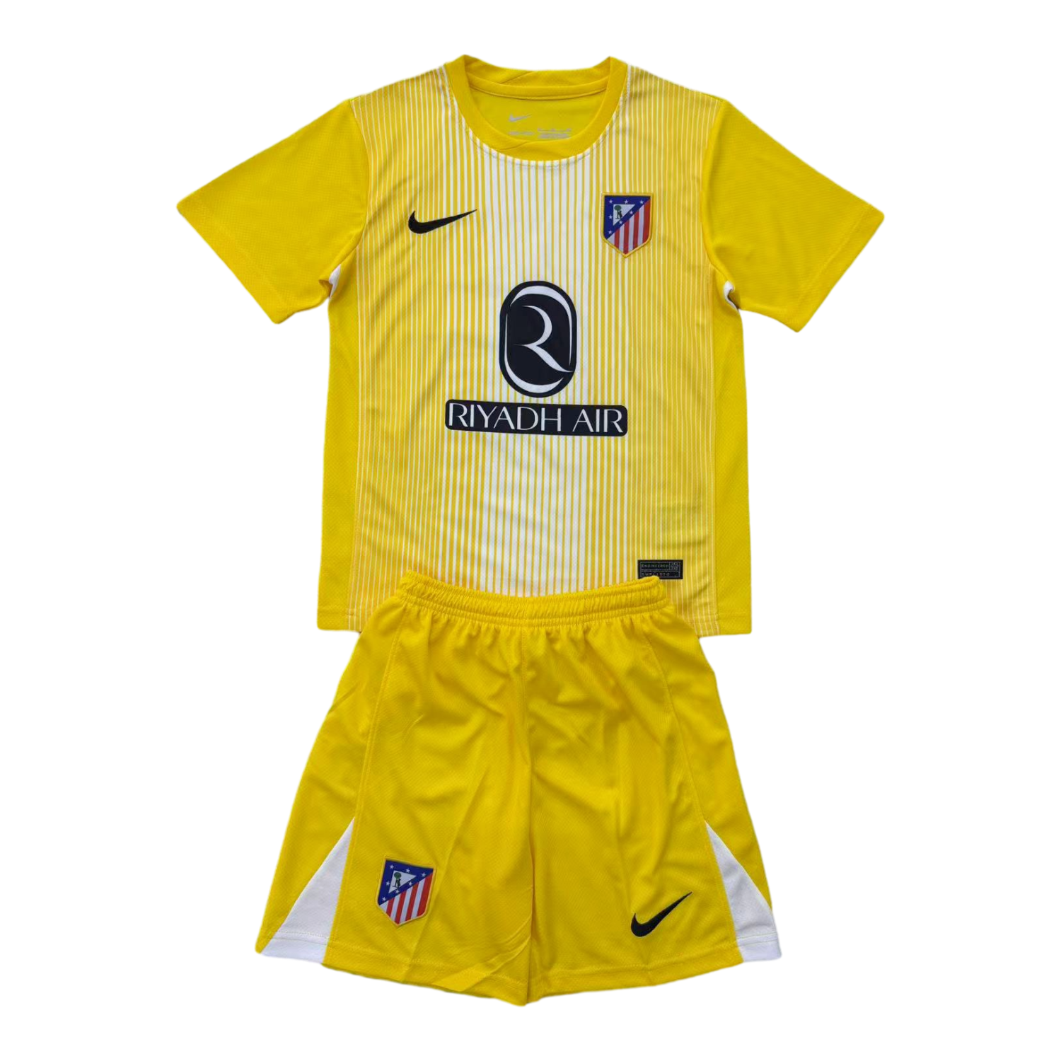TKH-turbokithub-Atletico Madrid 25-26 Yellow Goalkeeper Men's Adult Jersey Set - Fans Version