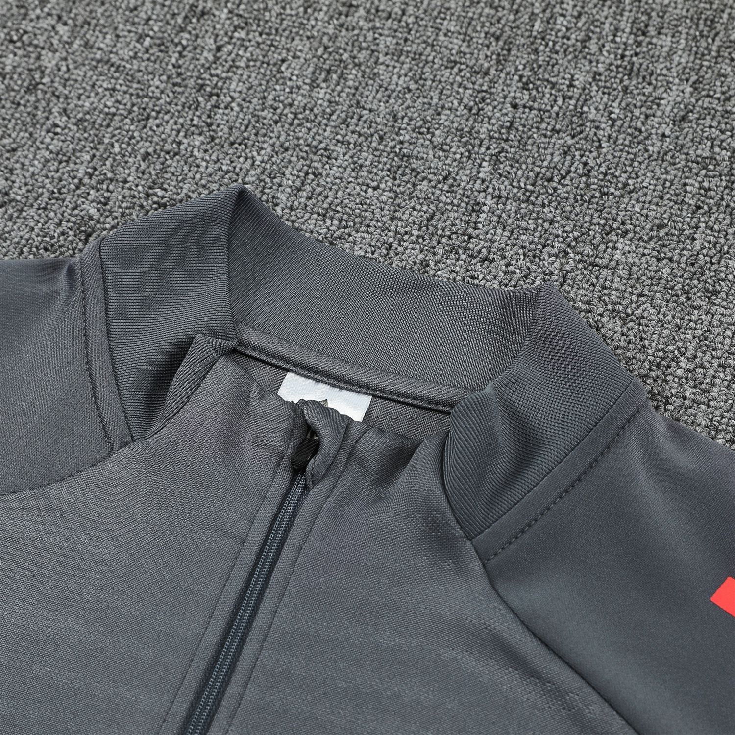TKH-turbokithub-Bayern Munich 25-26 Long Sleeves Training Set - Dark Grey And Red Top & Pants