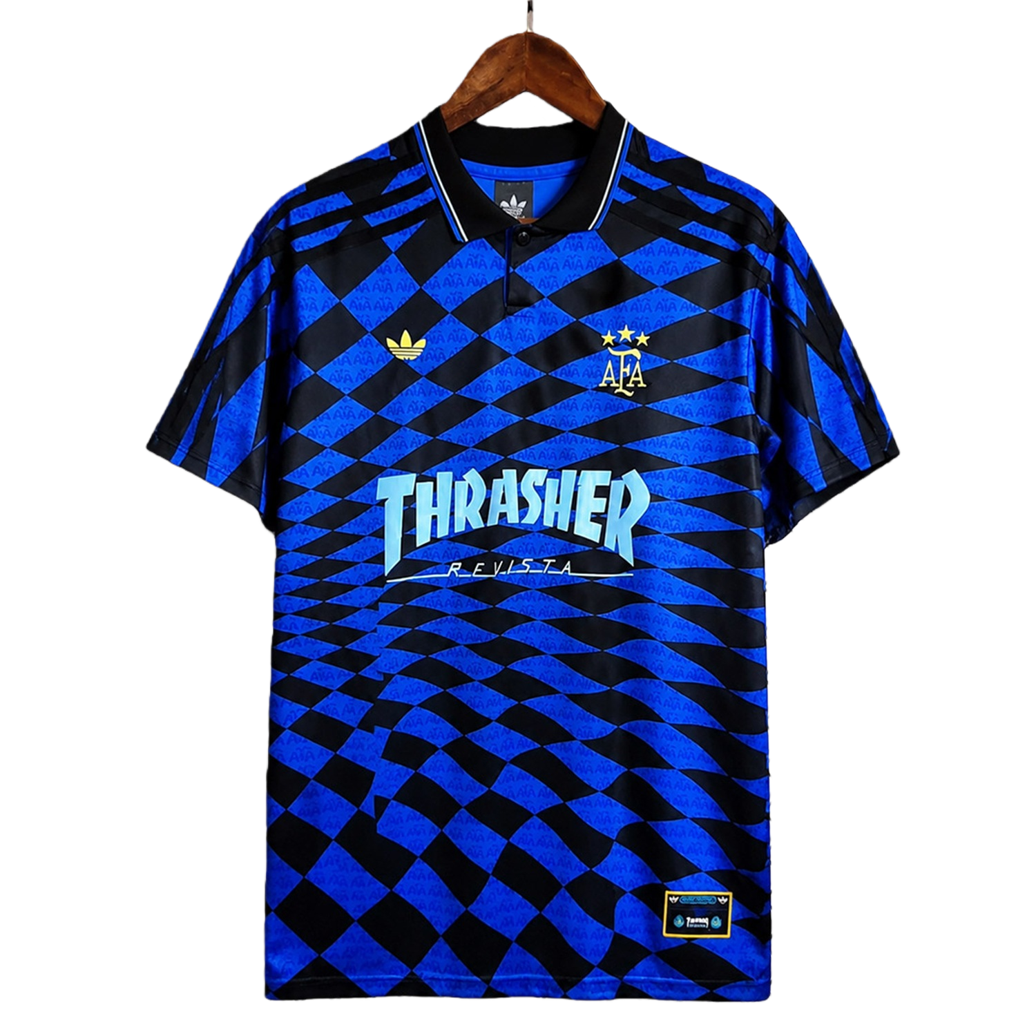 TKH-turbokithub-Argentina 2026 Blue With Black Geometric Special Jersey - Fans Version