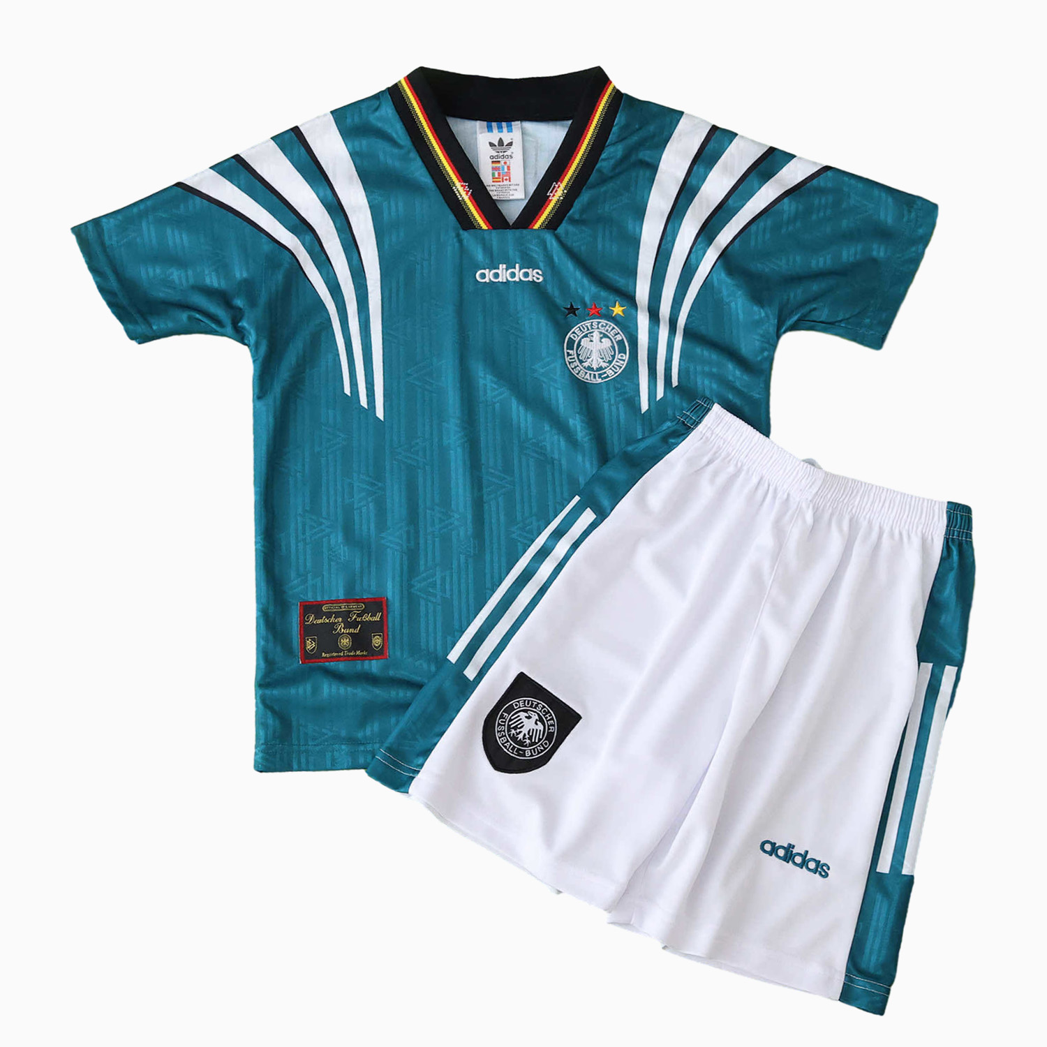 TKH-turbokithub-Retro Germany 1996 Away Stadium Kids Kit