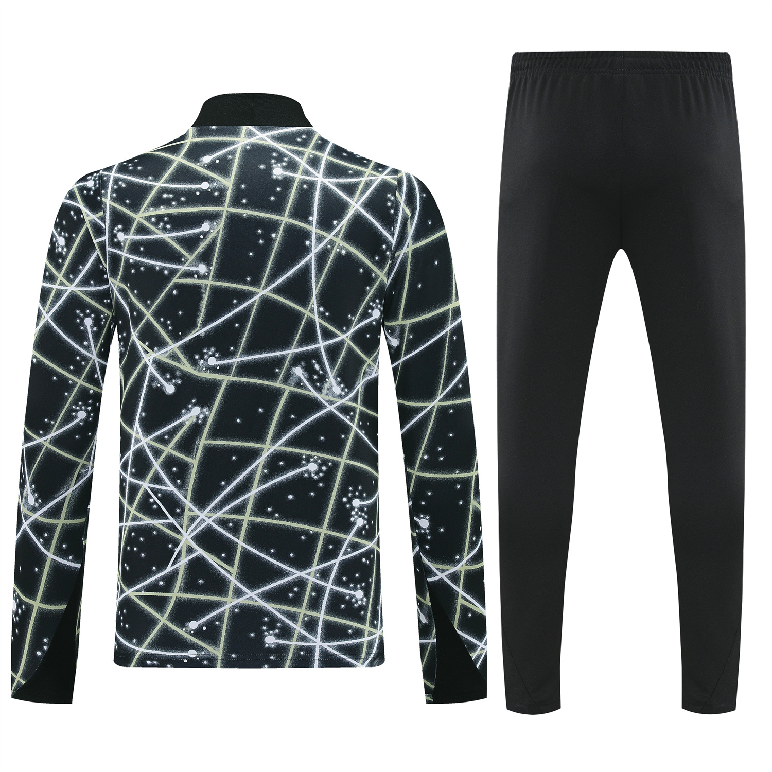 TKH-turbokithub-C.H.E.L.S.E.A 25-26 Meteor Pattern Long Sleeve Training Set - Player Version - Starry Sky Top and Black Pants