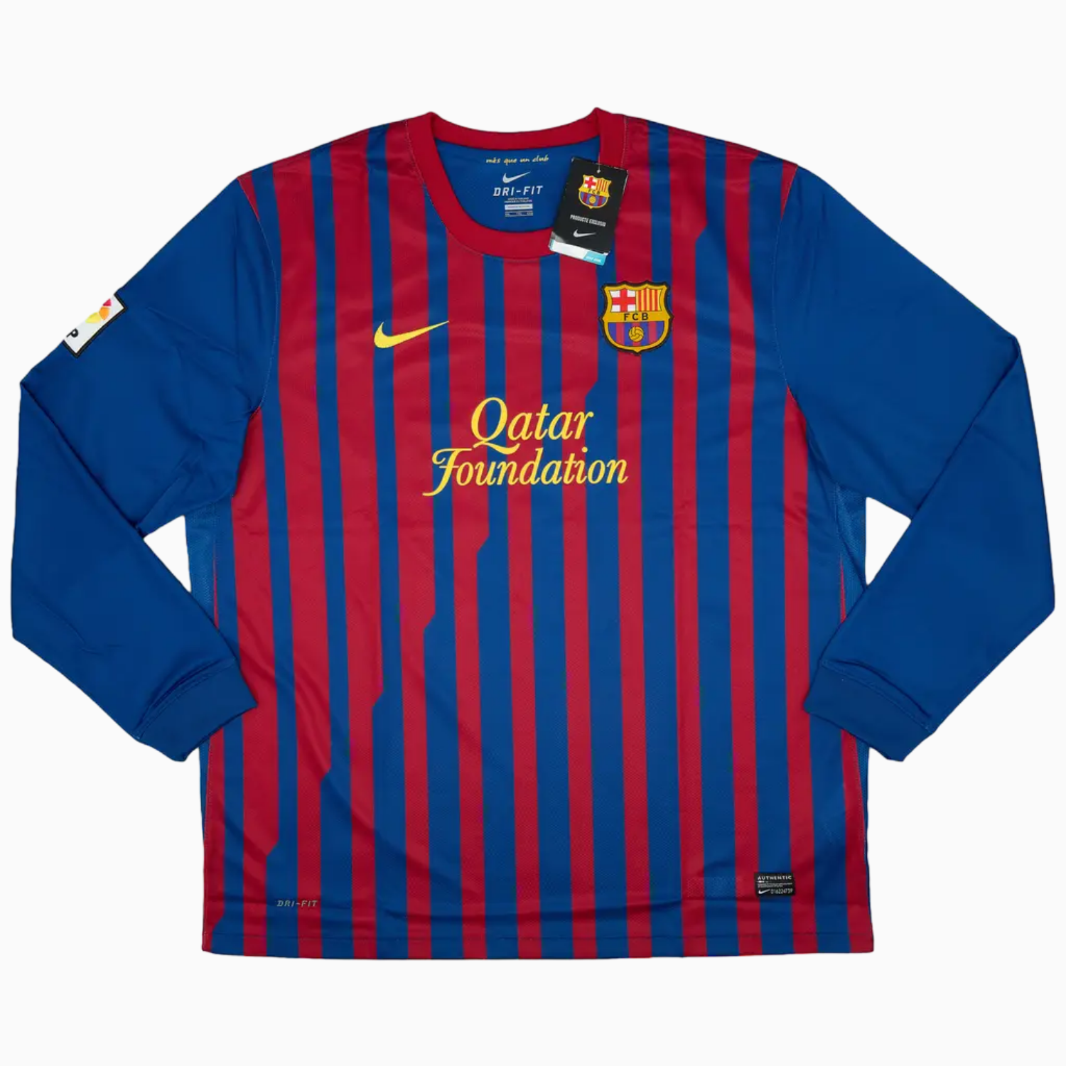 TKH-turbokithub-Retro Barcelona 11-12 Home Stadium Long Sleeve Jersey
