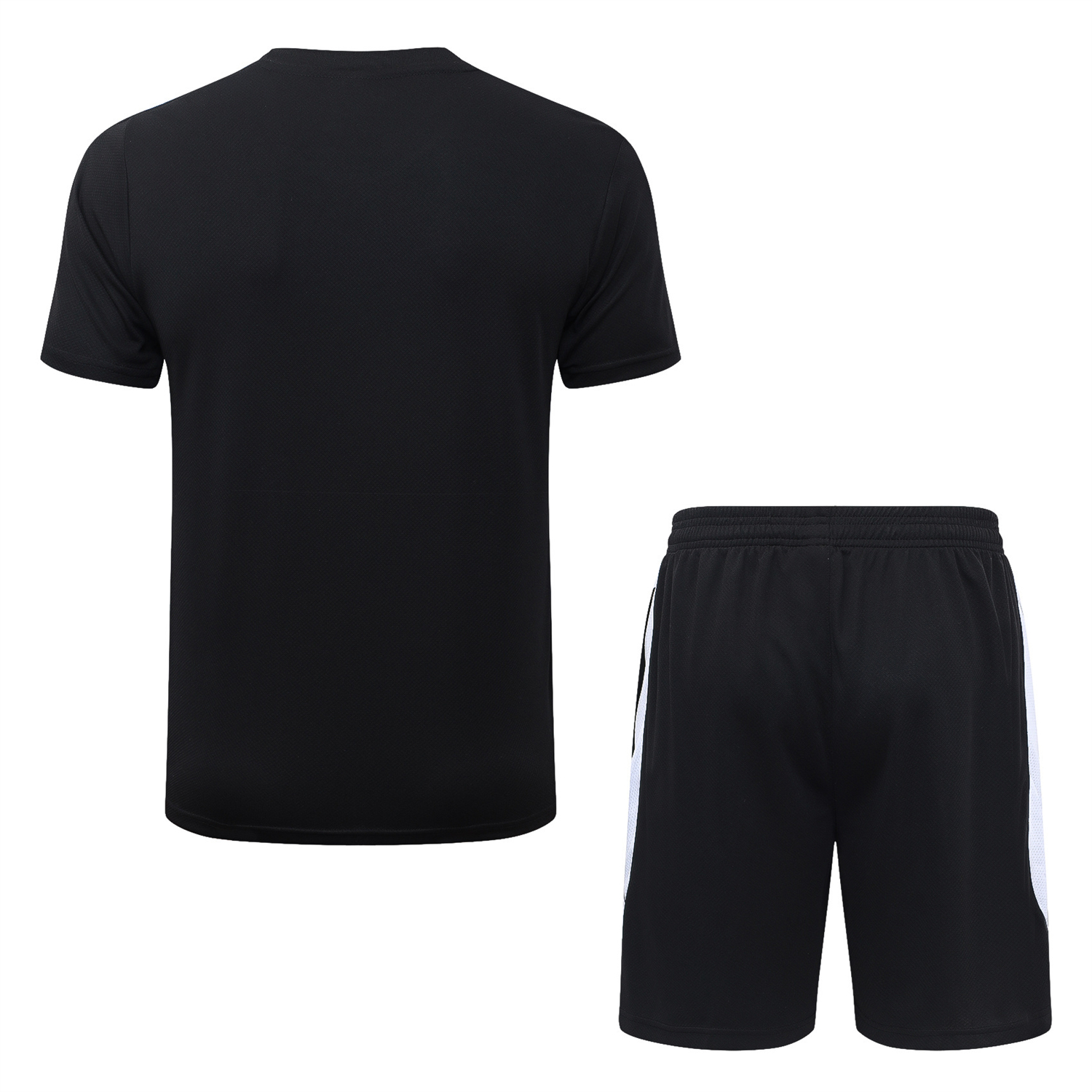 TKH-turbokithub-Paris Saint-Germain PSG 26-27 Short-Sleeve Training Set - White Border Black Top & Shorts