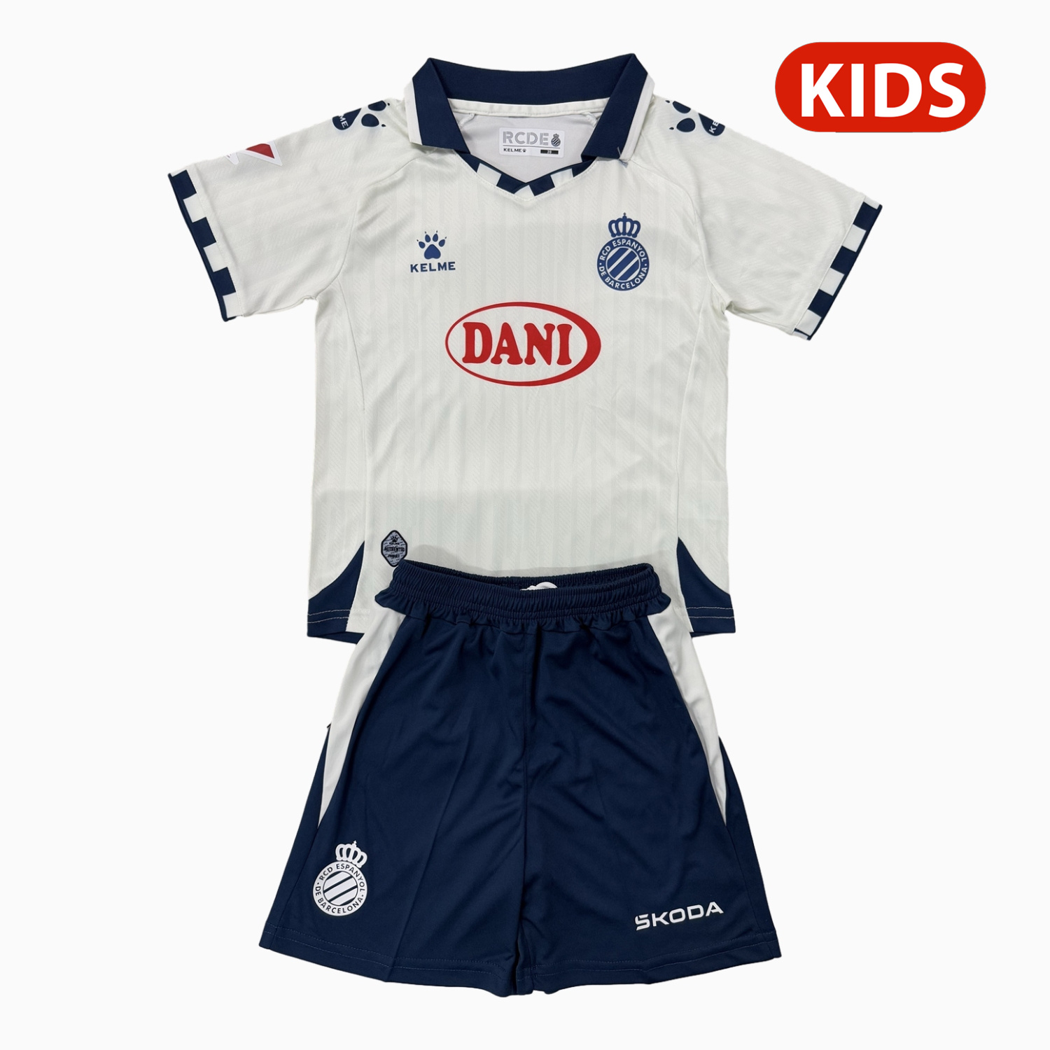TKH-turbokithub-RCD Espanyol 25-26 Away Kids Kit