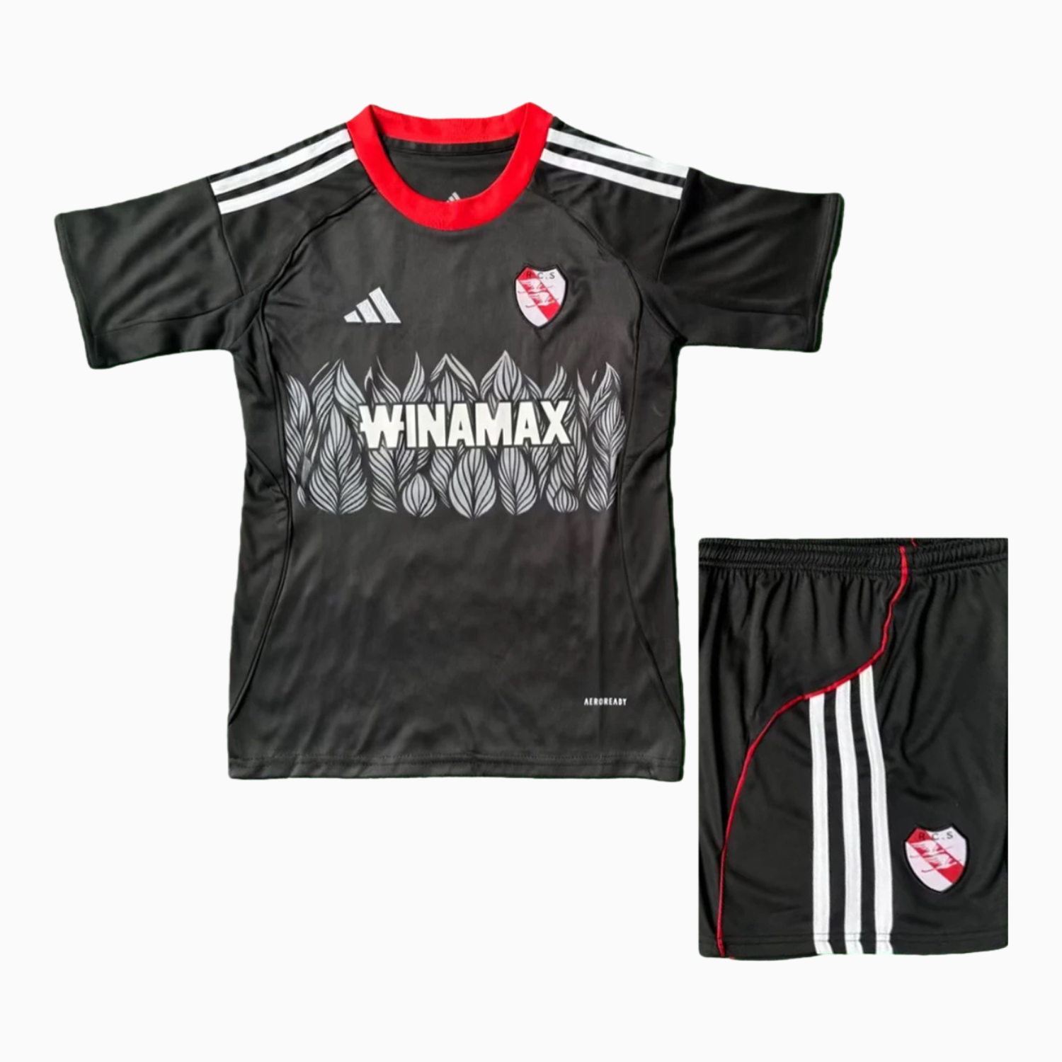 TKH-turbokithub-Strasbourg 25-26 Third Black Kids Kit