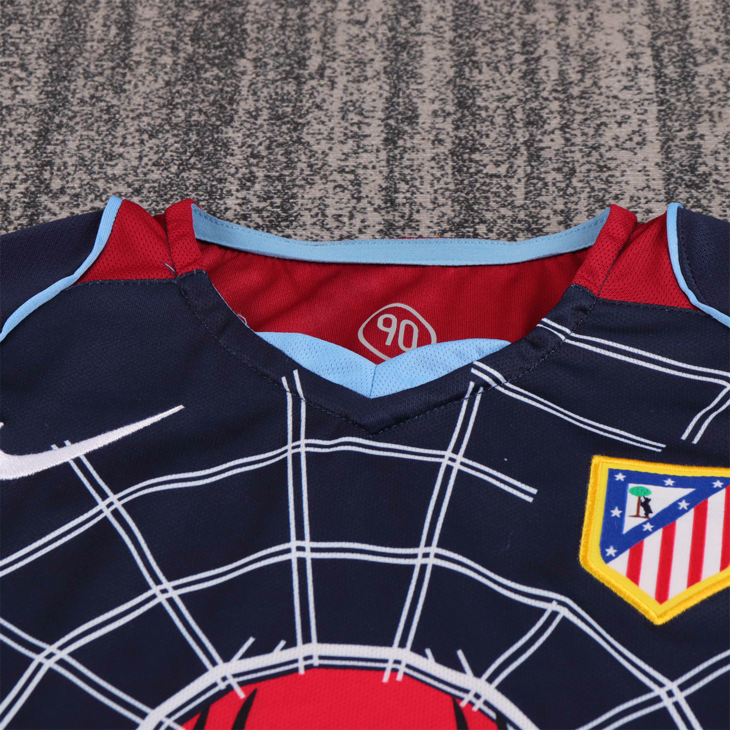 TKH-turbokithub-Retro Atletico Madrid 2004-05 Away S.p.i.d.e.r M.a.n Special Kids Kit