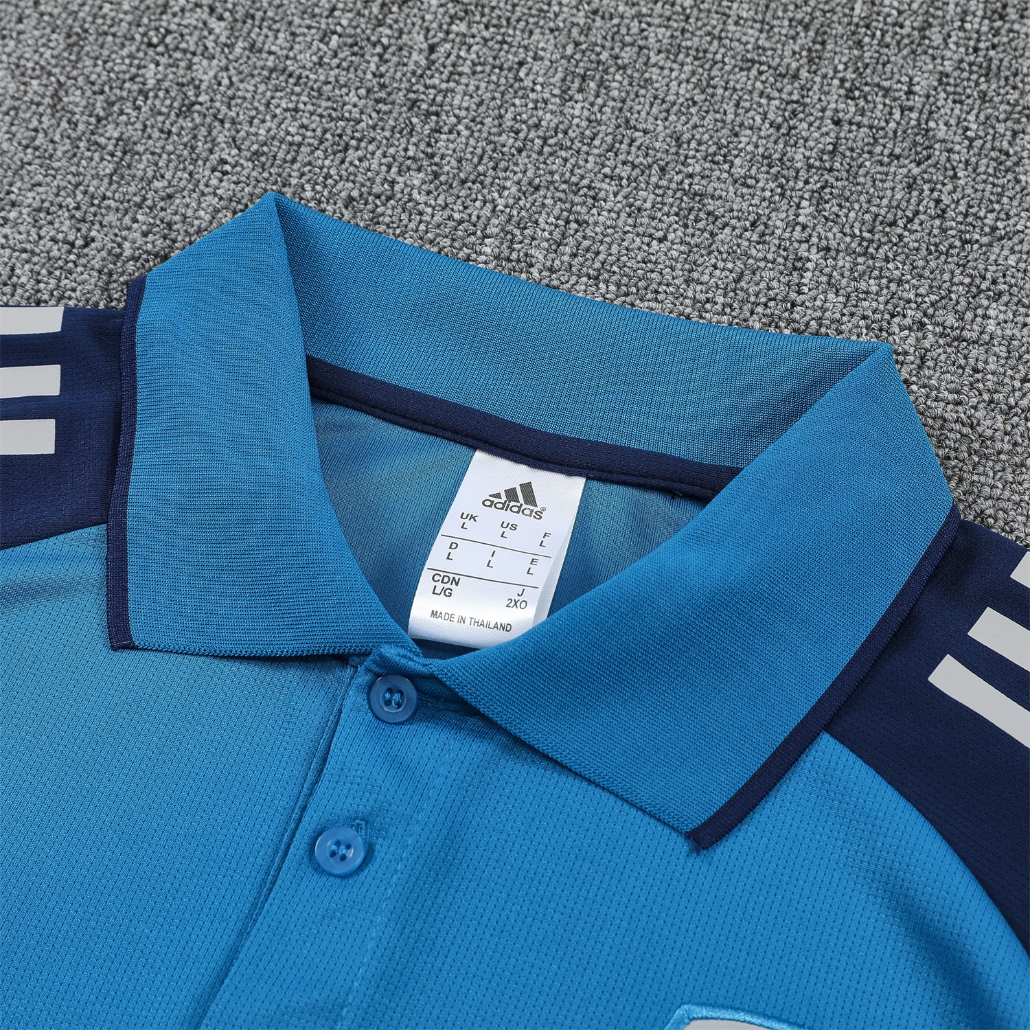 TKH-turbokithub-Arsenal 25-26 POLO Short-Sleeve Training Set - Royal Blue Top and Deep Blue Pants