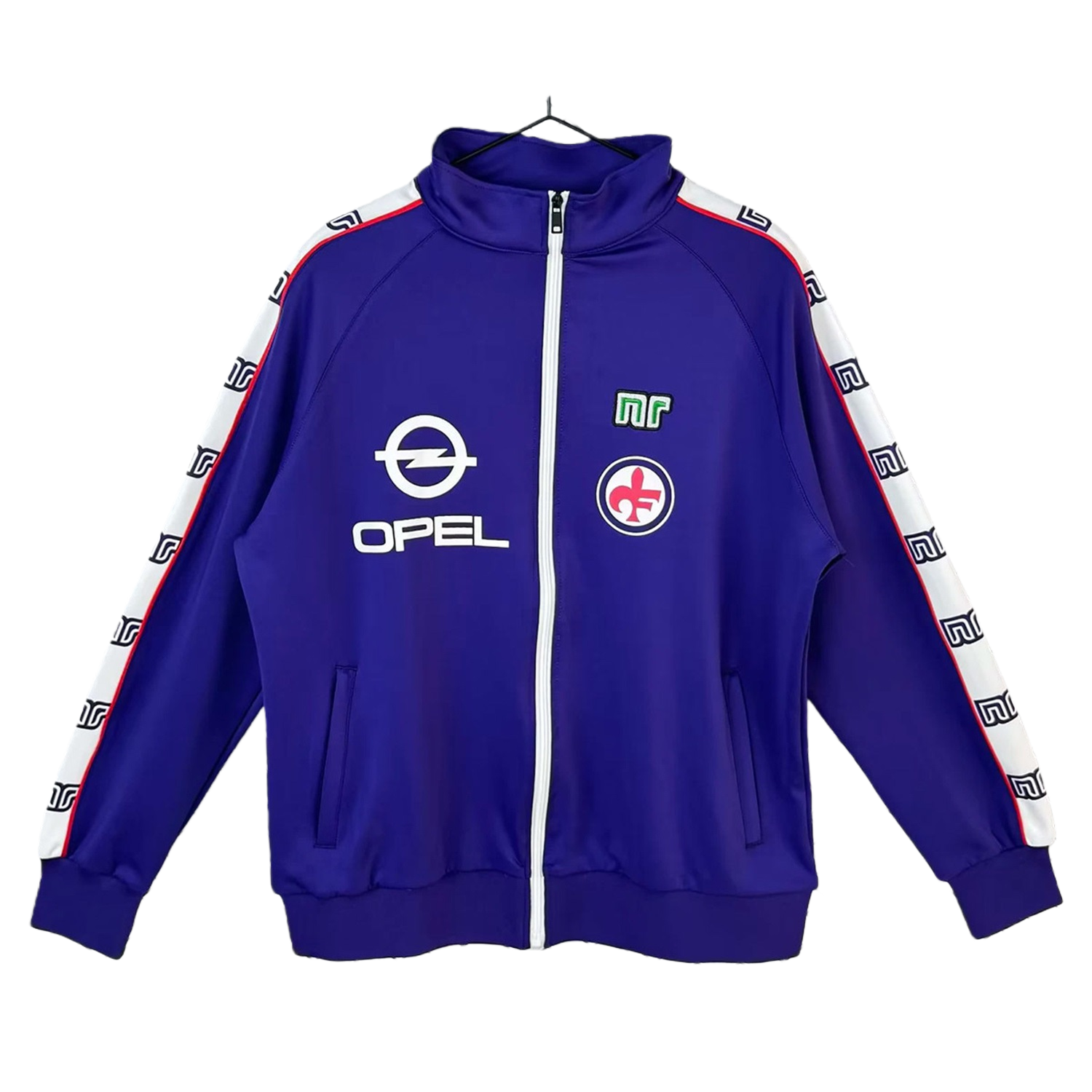 TKH-turbokithub-Retro Fiorentina 1985-86 Windbreaker Jacket - Blue