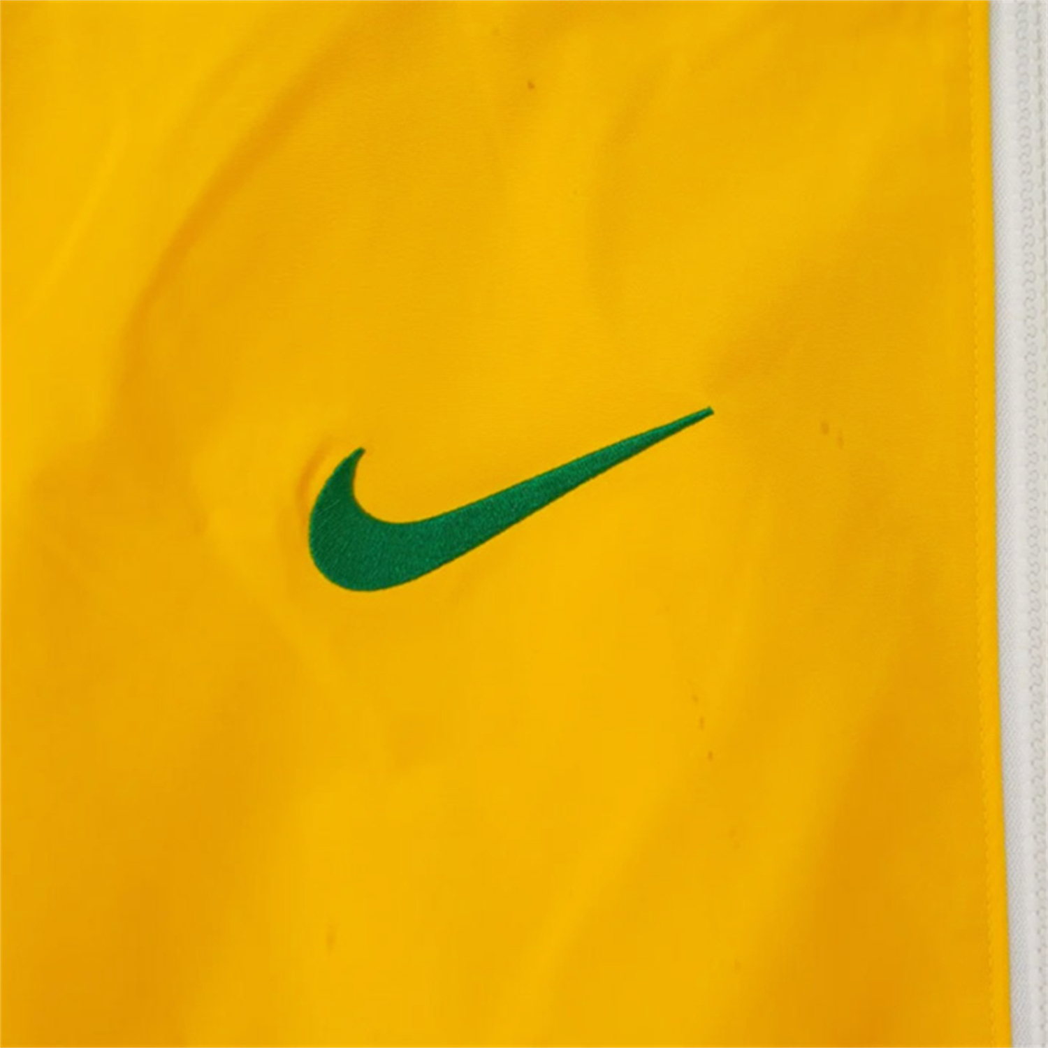 TKH-turbokithub-Retro Brazil 2010-11 Home Windbreaker Jacket - Yellow Green
