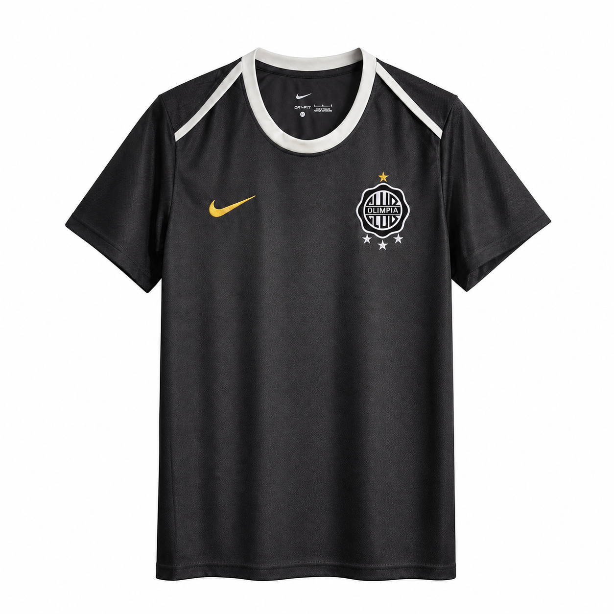 TKH-turbokithub-Club Olimpia 26-27 Pure Black Pre-Match Training Jersey - Fans Version