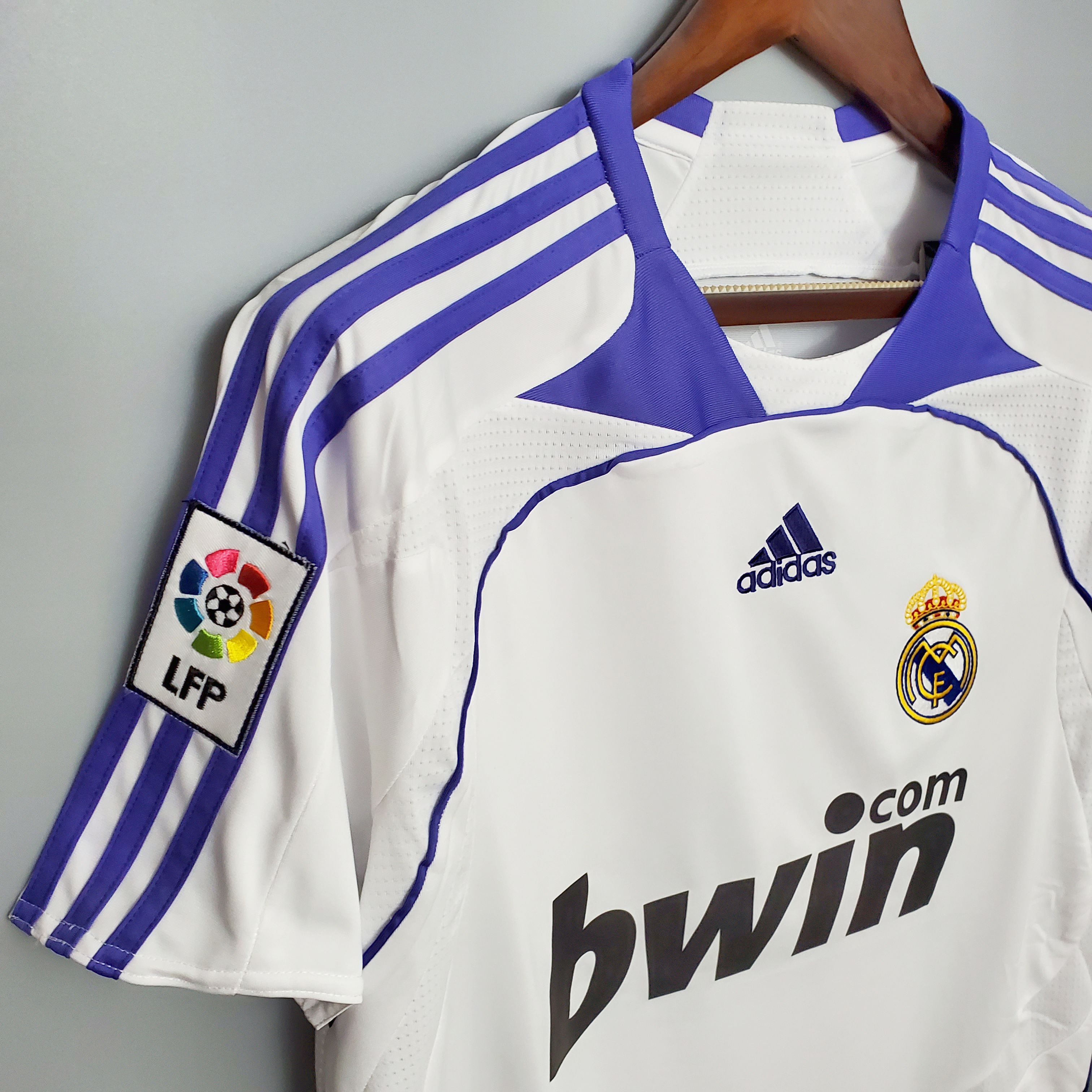 TKH-turbokithub-Retro Real Madrid 07-08 Home Stadium Jersey