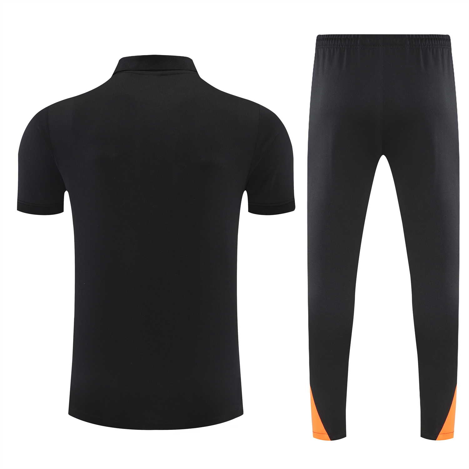 TKH-turbokithub-Inter Milan 25-26 POLO Short-Sleeve Training Set - Black Top and Black Pants
