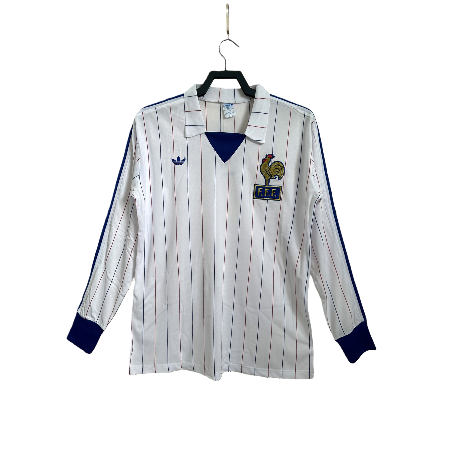 TKH-turbokithub-Retro France 1980-82 Away Long Sleeve Jersey