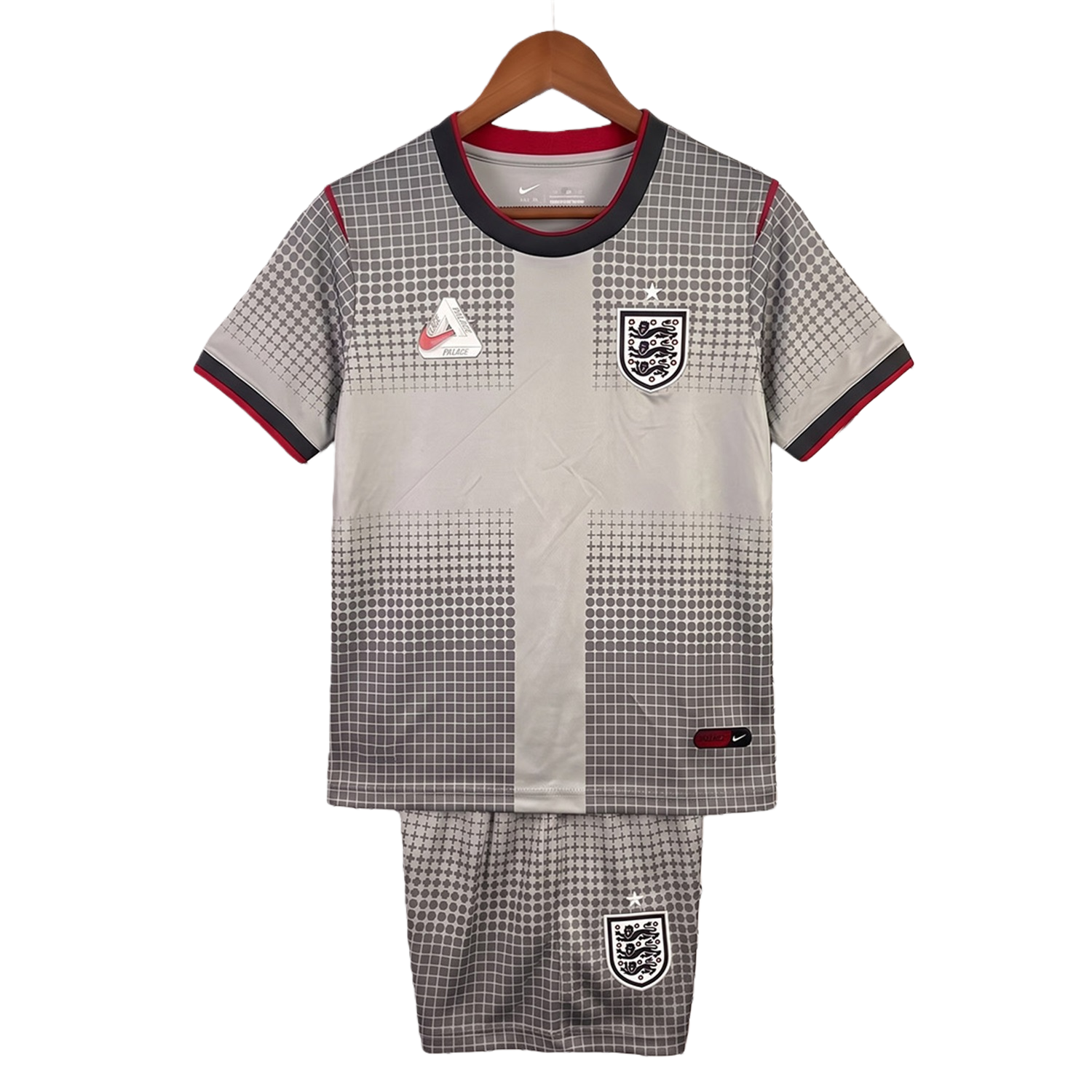 TKH-turbokithub-England 2026 Grey Pre-Match Kids Kit