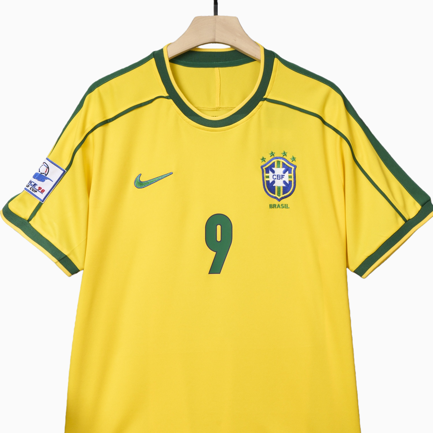 TKH-turbokithub-Retro Brazil 1998 Home Jersey