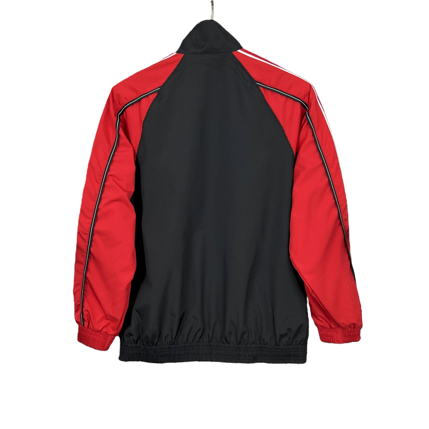 TKH-turbokithub-Retro Manchester United 1998-99 Throwback Windbreaker Jacket - Black and Red