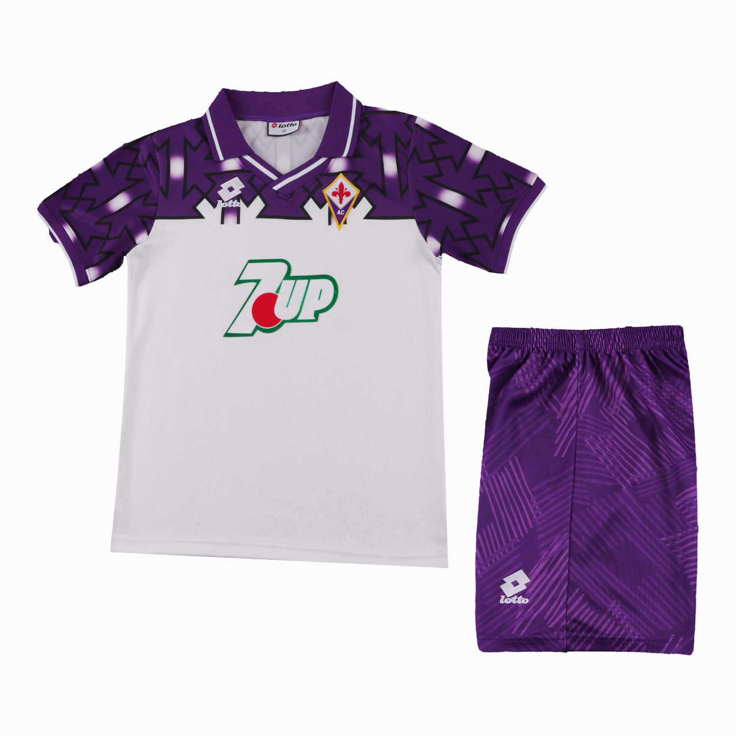 TKH-turbokithub-Retro Fiorentina 1992-93 Away Kids Kit