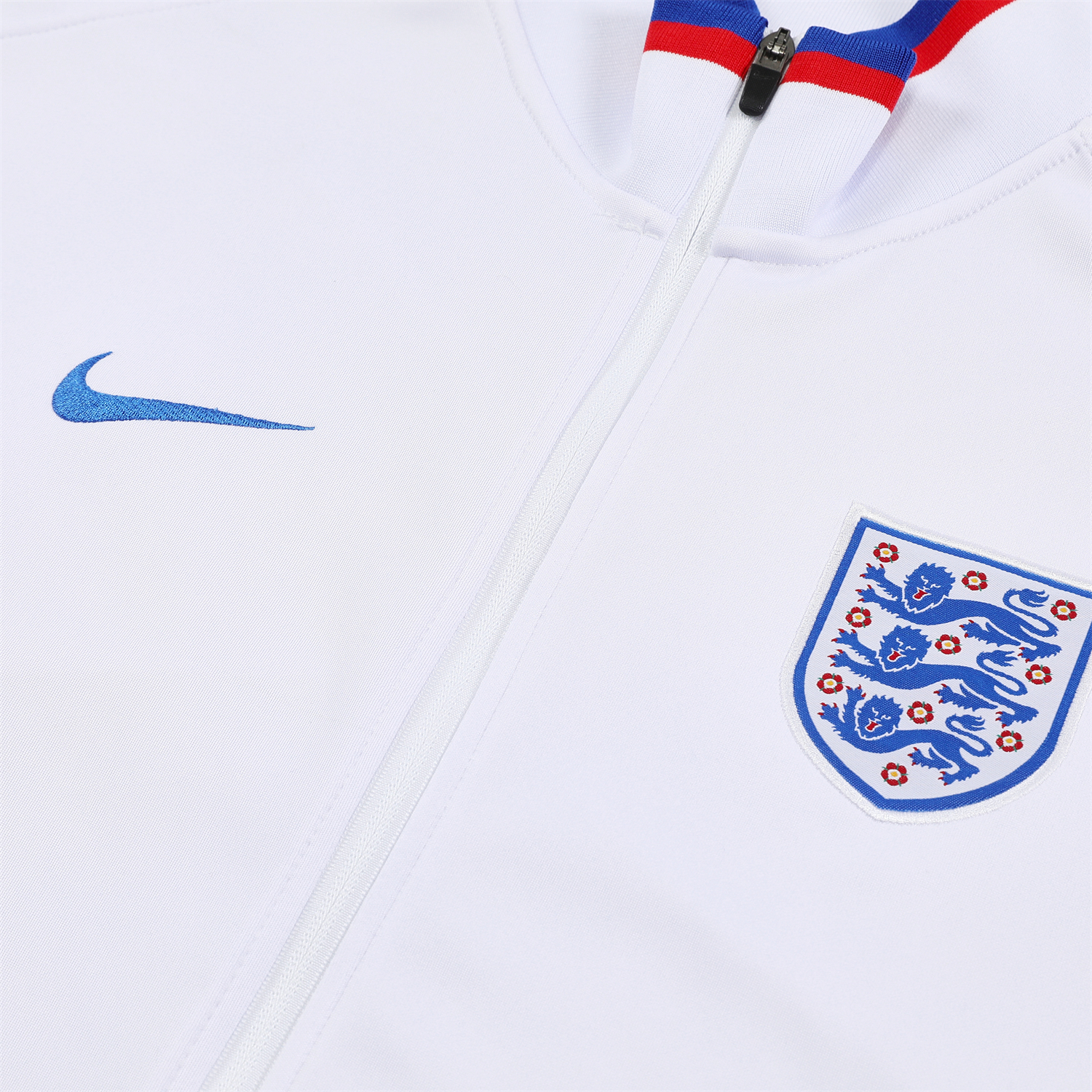 TKH-turbokithub-England 2026 Long Sleeve Training Set - White Top and Blue Pants