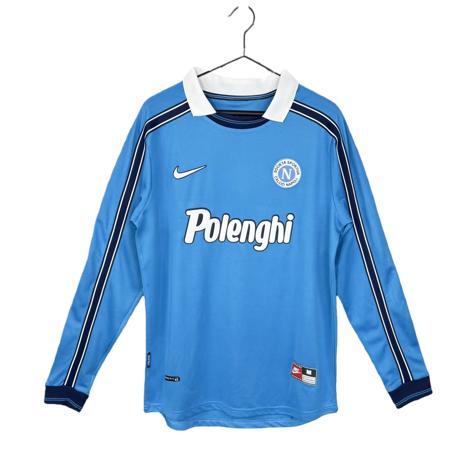 TKH-turbokithub-Retro Napoli 1998-99 Home Long Sleeves Blue Jersey