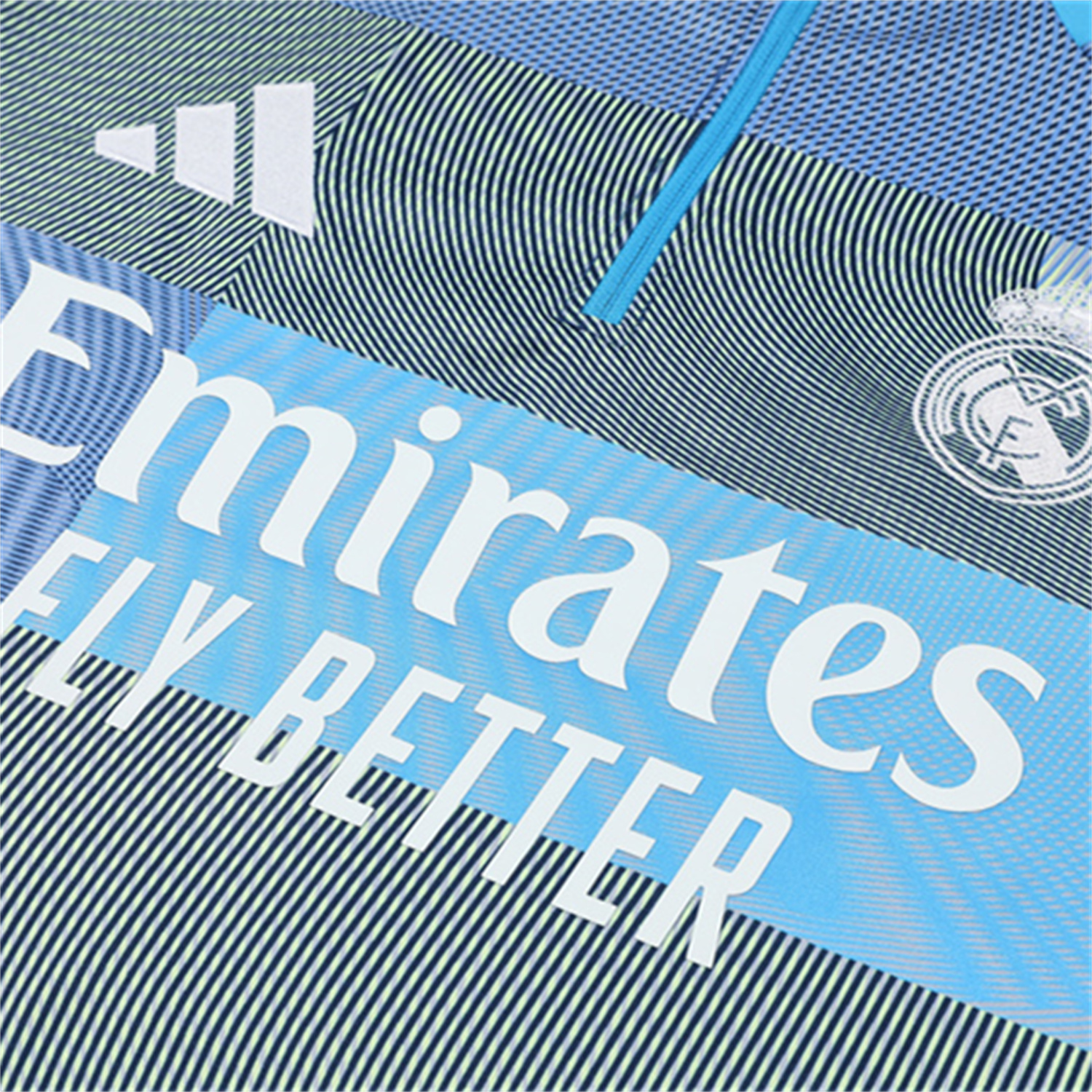 TKH-turbokithub-Real Madrid 25-26 Long Sleeves Training Set - Blue-Gray Camouflage Top & Blue Pants