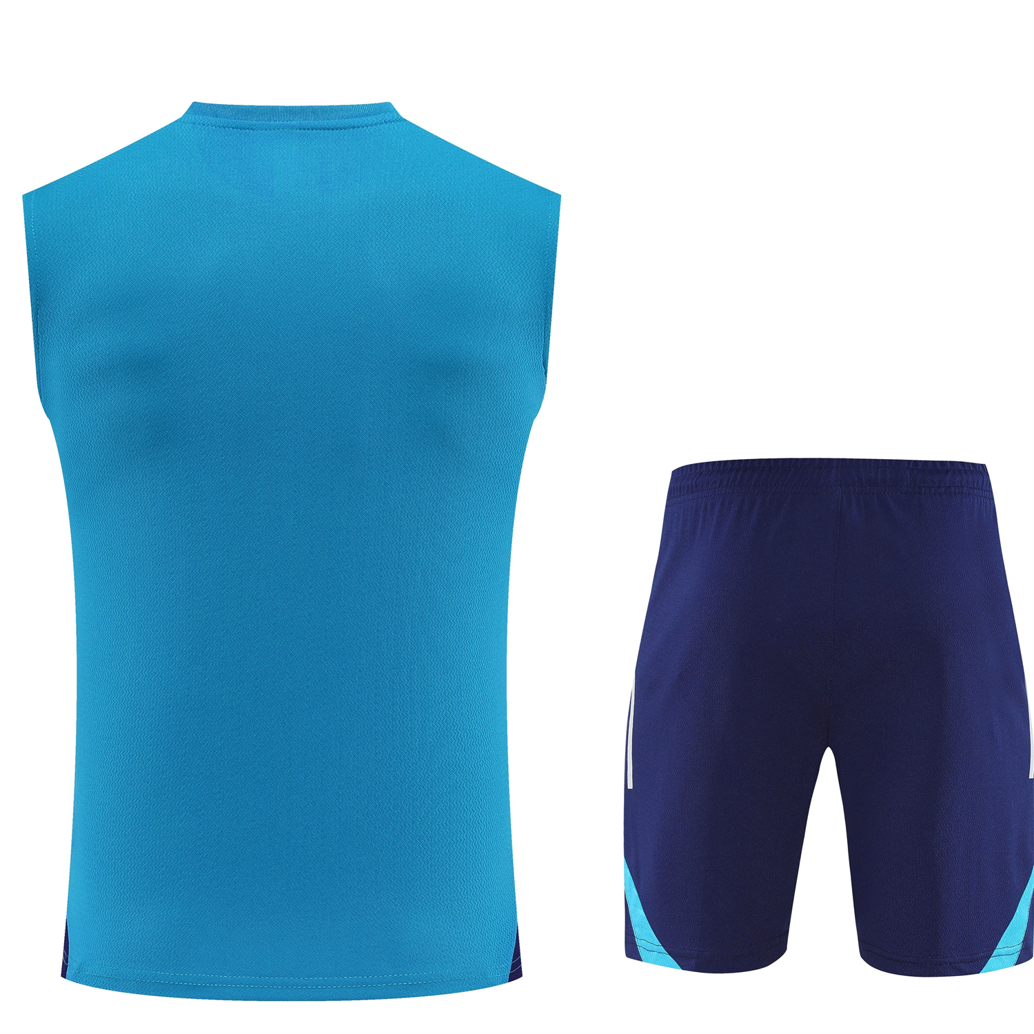 TKH-turbokithub-Arsenal 25-26 Vest Training Set - Light Blue Top & Royal Blue Shorts