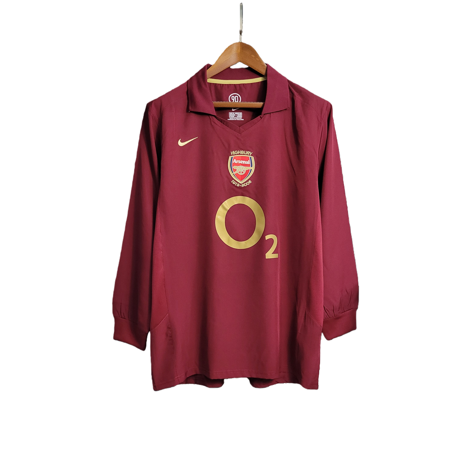 TKH-turbokithub-Retro Arsenal 05-06 Home Stadium Long Sleeve Jersey
