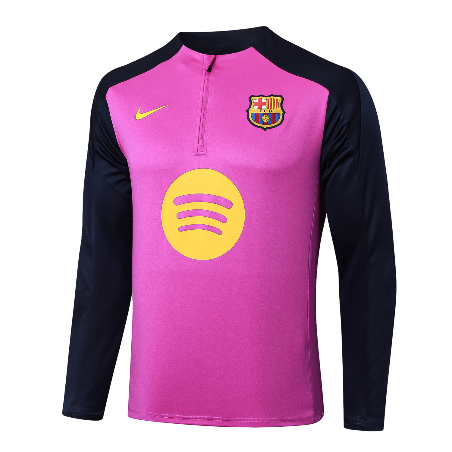 TKH-turbokithub-Barcelona 25-26 Long Sleeve Training Set - Purple Top and Deep Blue Pants