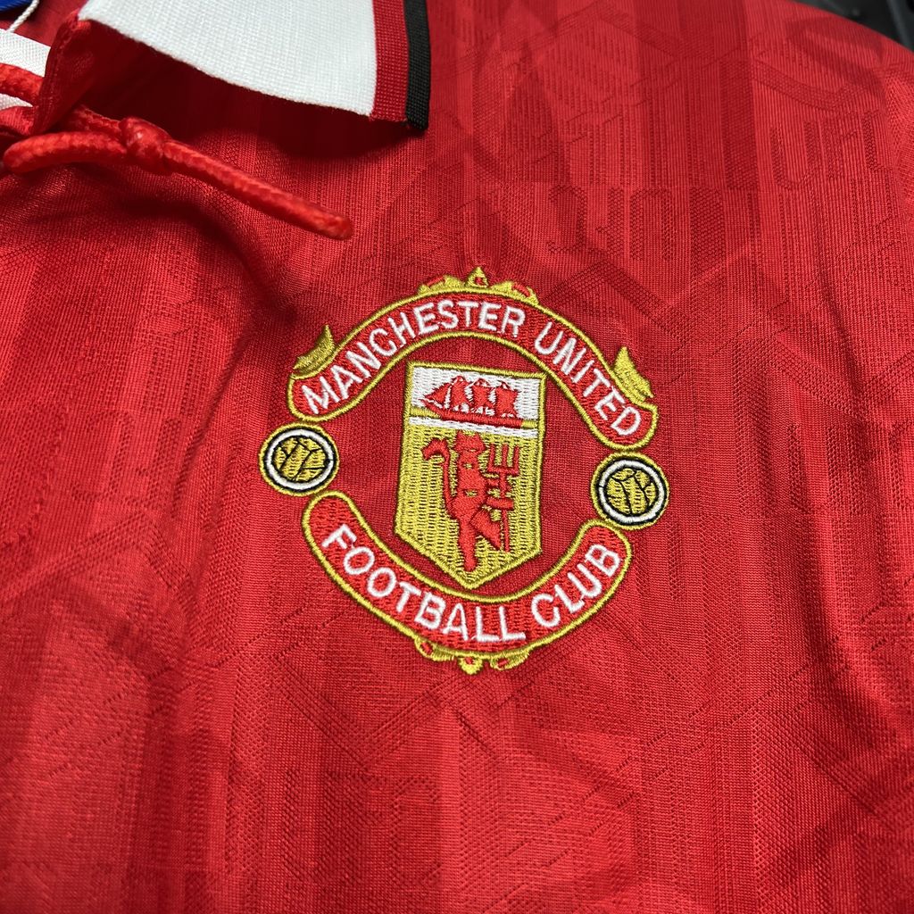 TKH-turbokithub-Retro Manchester United 1992-94 Home Jersey