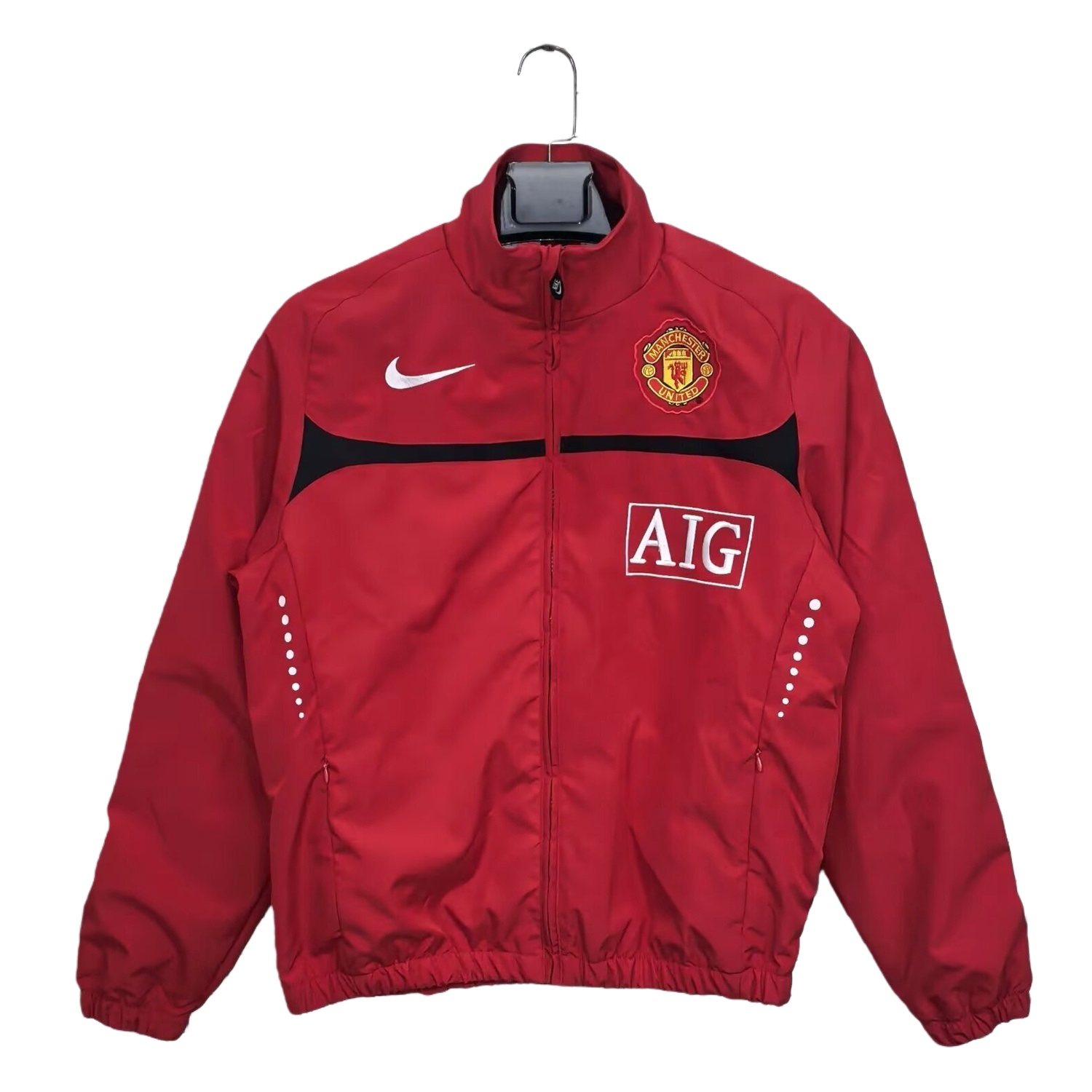 TKH-turbokithub-Retro Manchester United 2010-11 Red Windbreaker Jacket