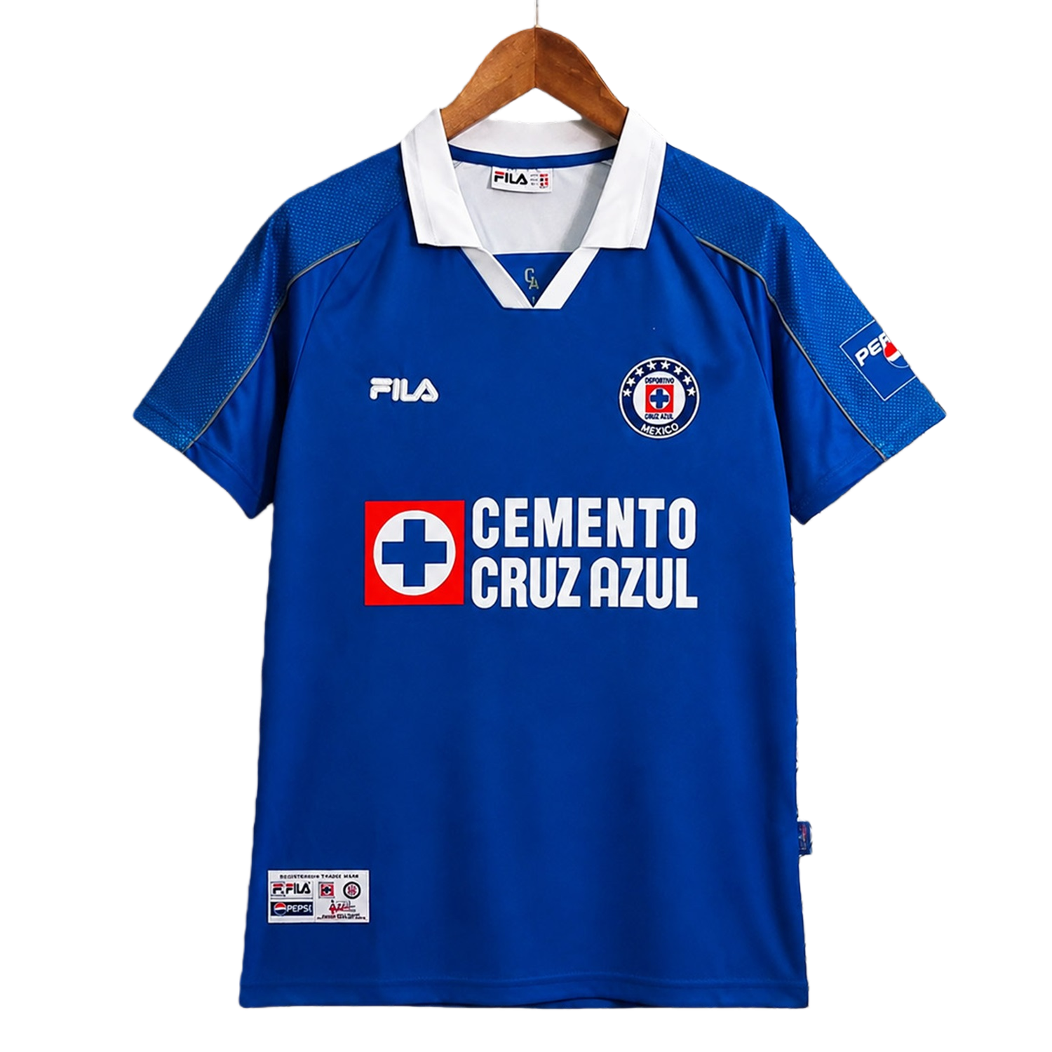 TKH-turbokithub-Retro Cruz Azul 2000-01 Home Jersey - Fans Version