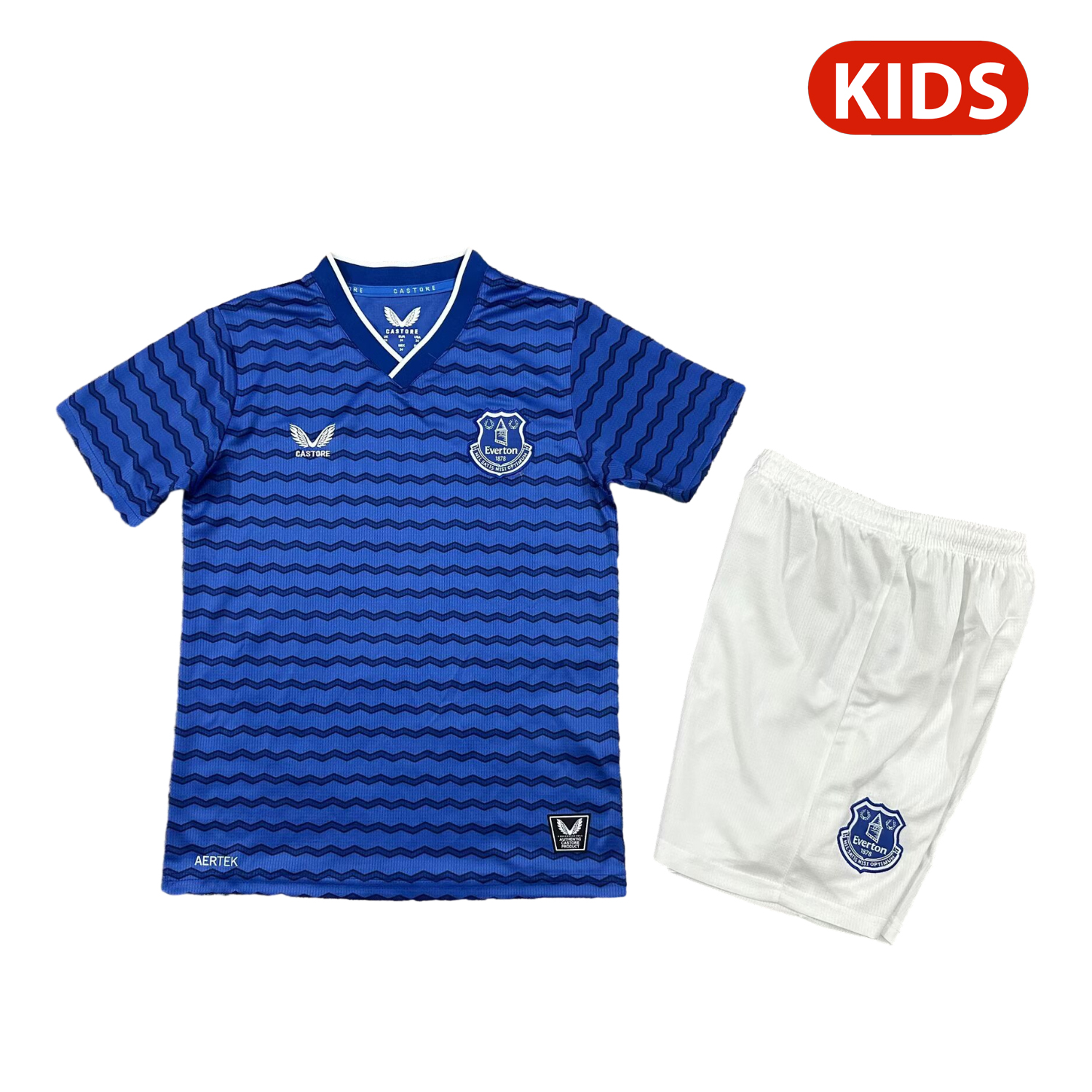 TKH-turbokithub-Everton 25-26 Home Kids Kit