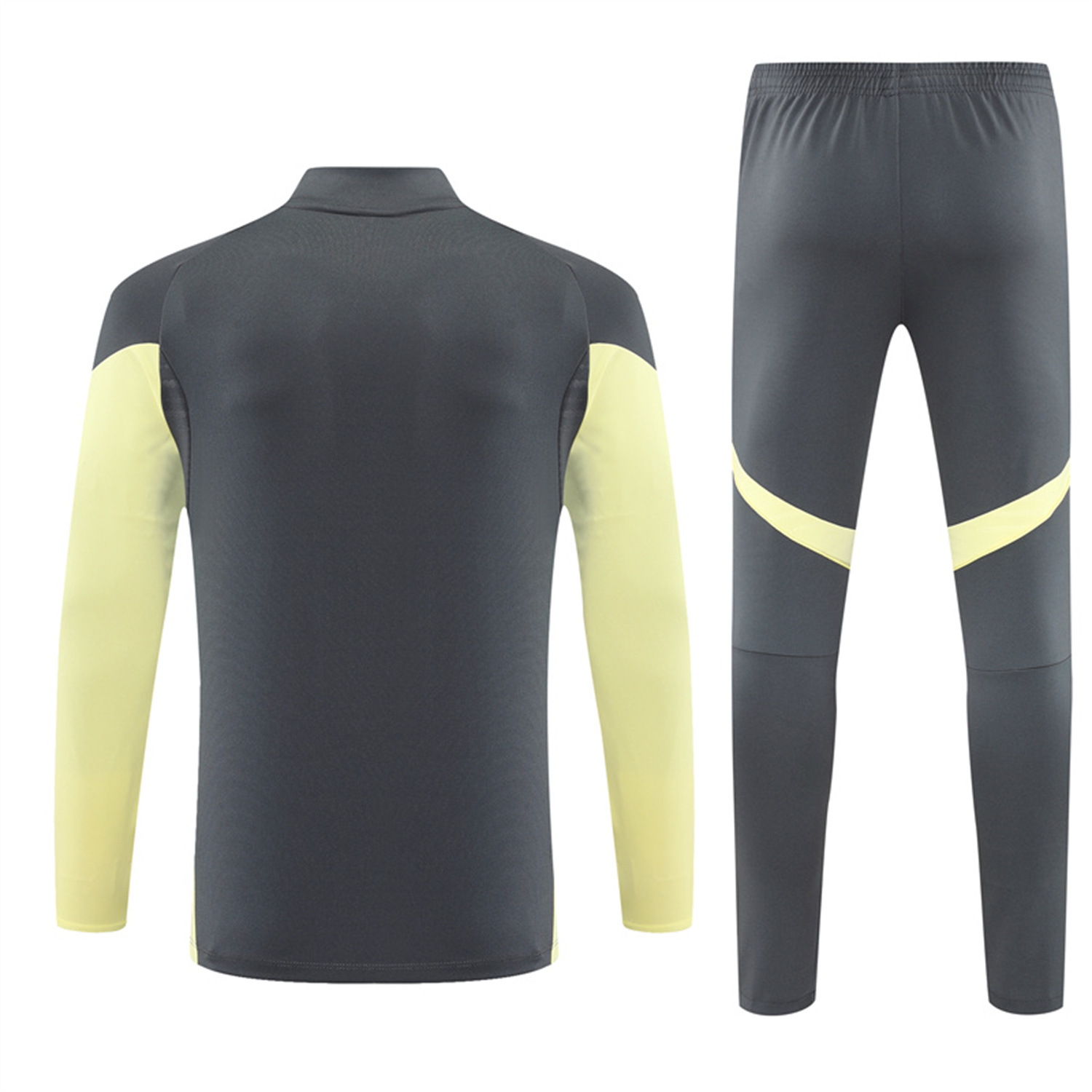 TKH-turbokithub-Real Madrid 25-26 Kid Long Sleeves Training Set - Gray Top & Gray Pants
