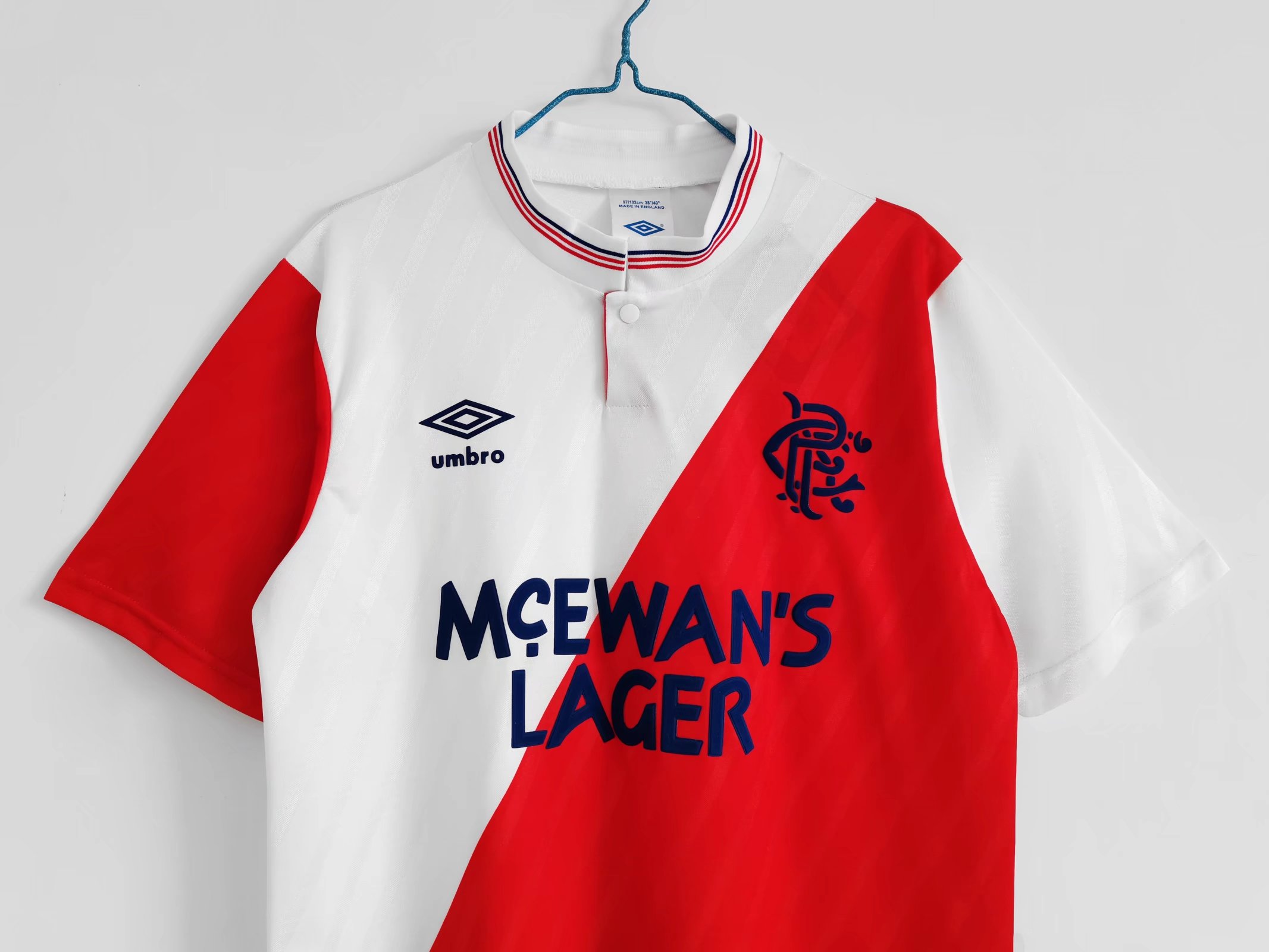 TKH-turbokithub-Retro Glasgow Rangers 1987-88 Away Stadium Jersey