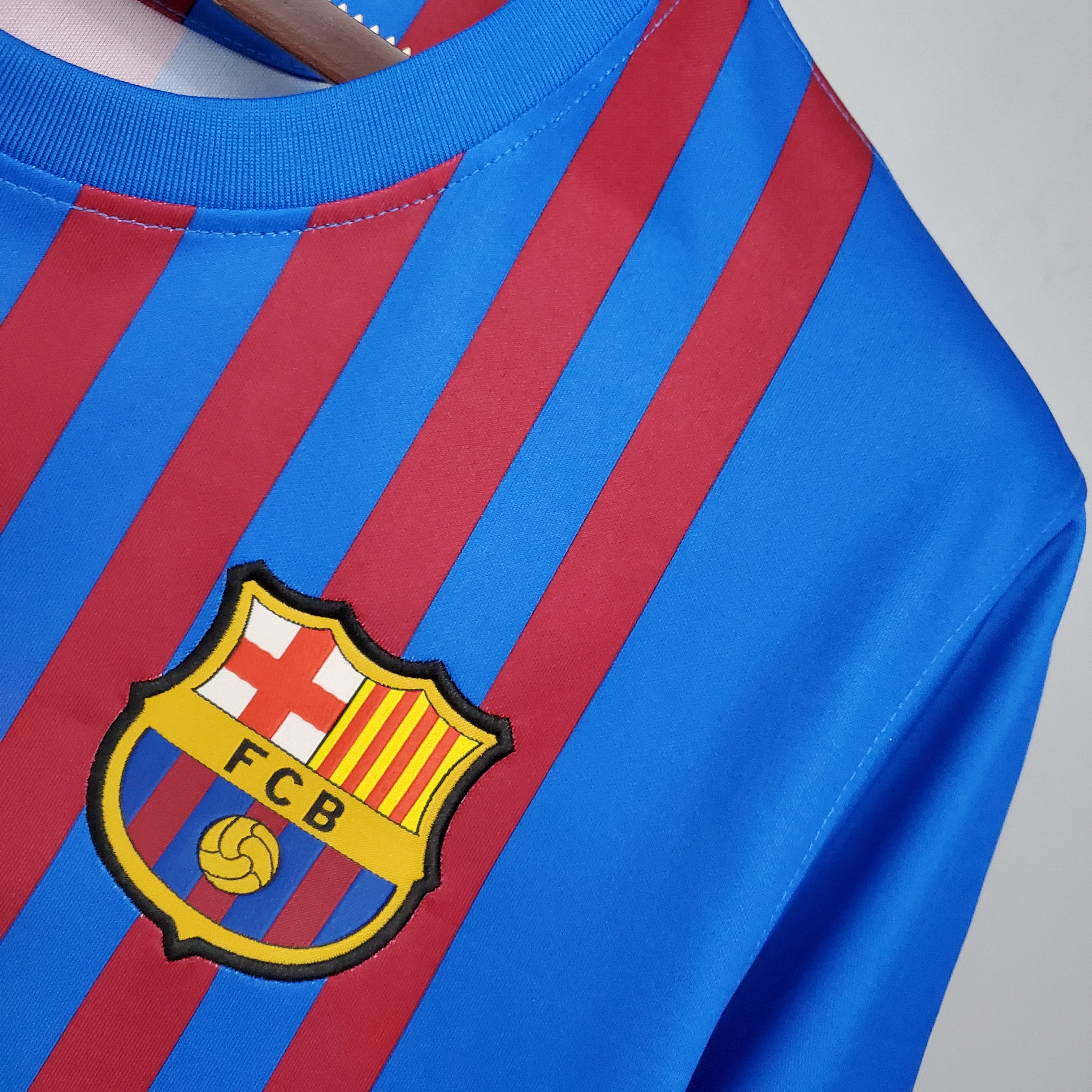 TKH-turbokithub-Retro Barcelona 21-22 Home Stadium Jersey