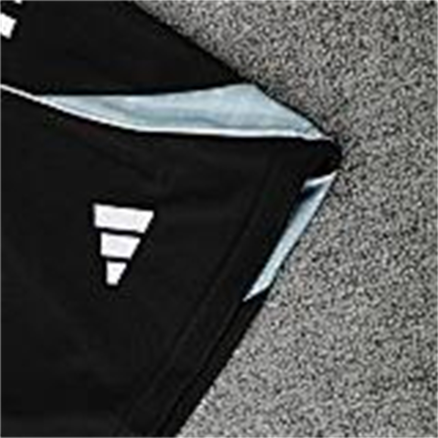 TKH-turbokithub-Real Madrid 25-26 Short-Sleeve Training Set - Light Grey Stripes Black Top & Black Shorts