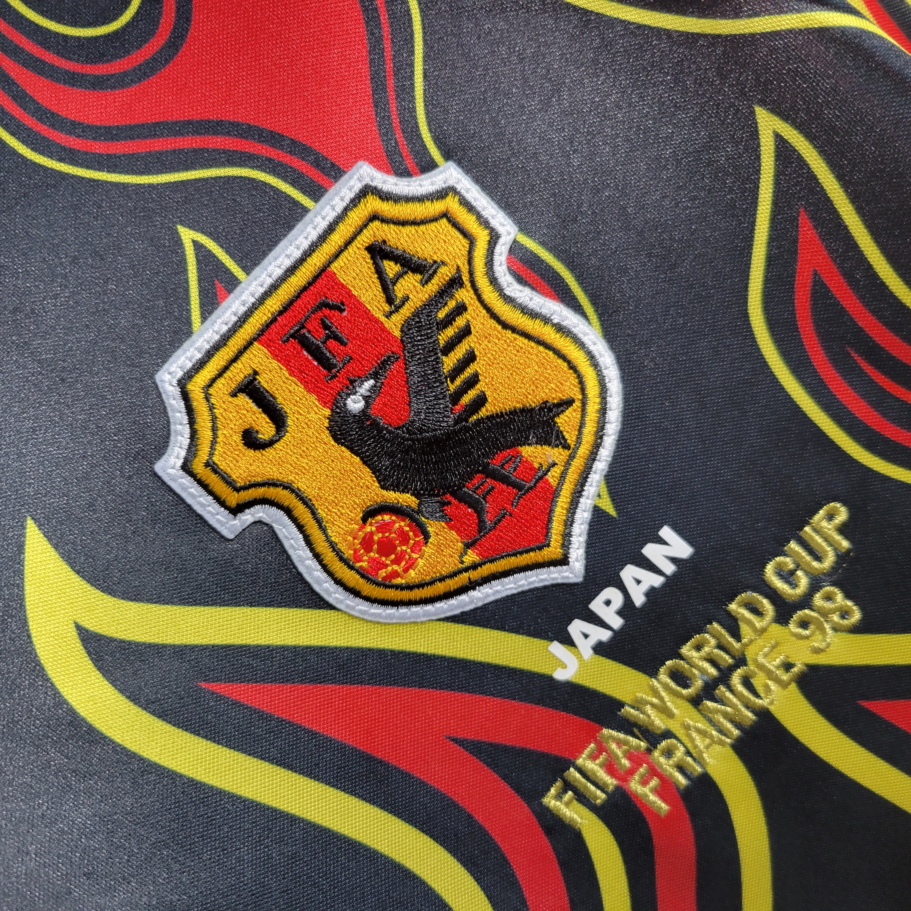 TKH-turbokithub-Retro Japan 1998 Red Flame Goalkeeper Jersey
