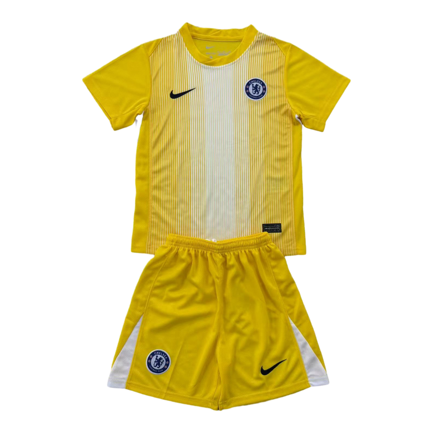 TKH-turbokithub-C.H.E.L.S.E.A 25-26 Yellow Goalkeeper Men's Adult Jersey Set - Fans Version