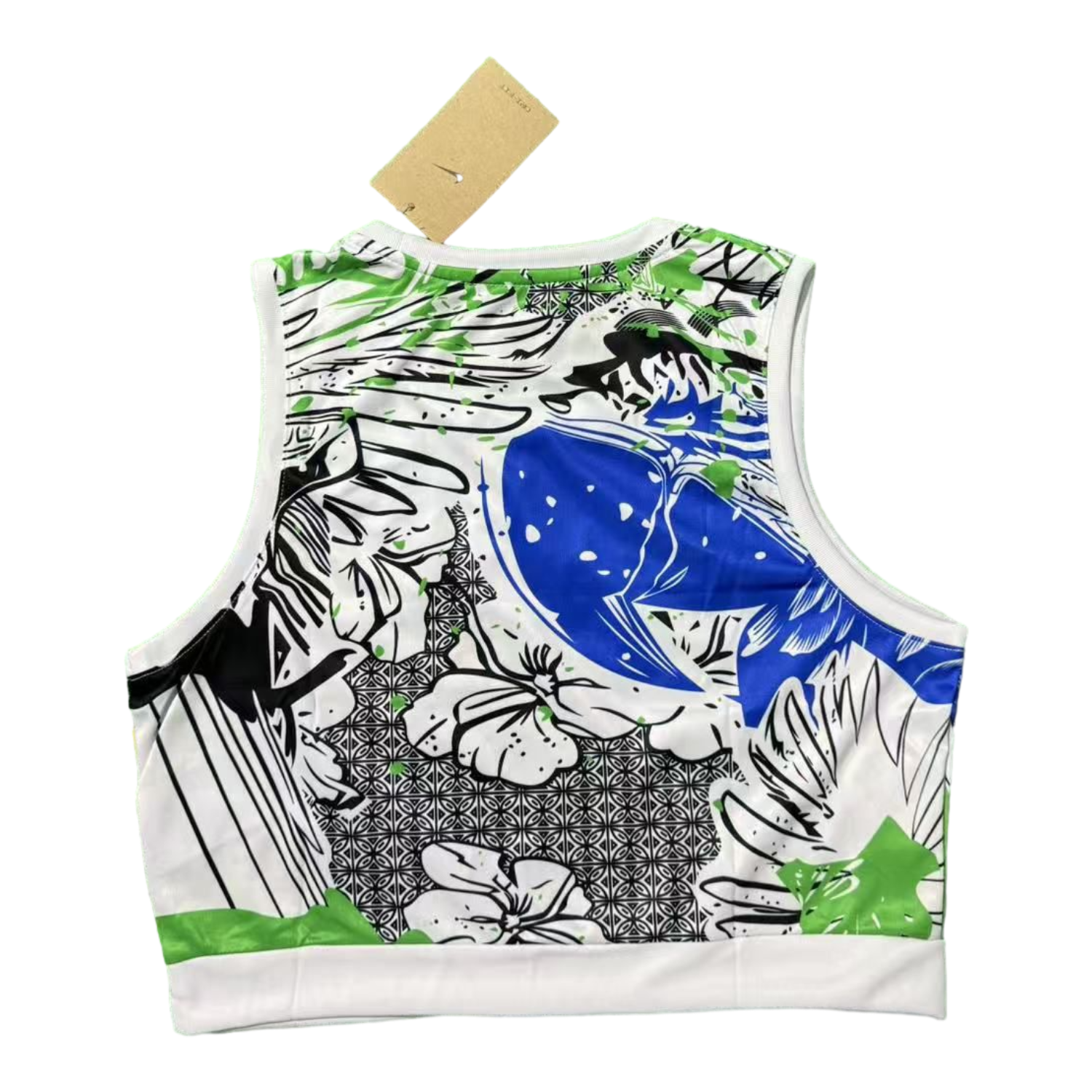 TKH-turbokithub-Women's Brazil 25-26 Blue Parrot Yoga Vest