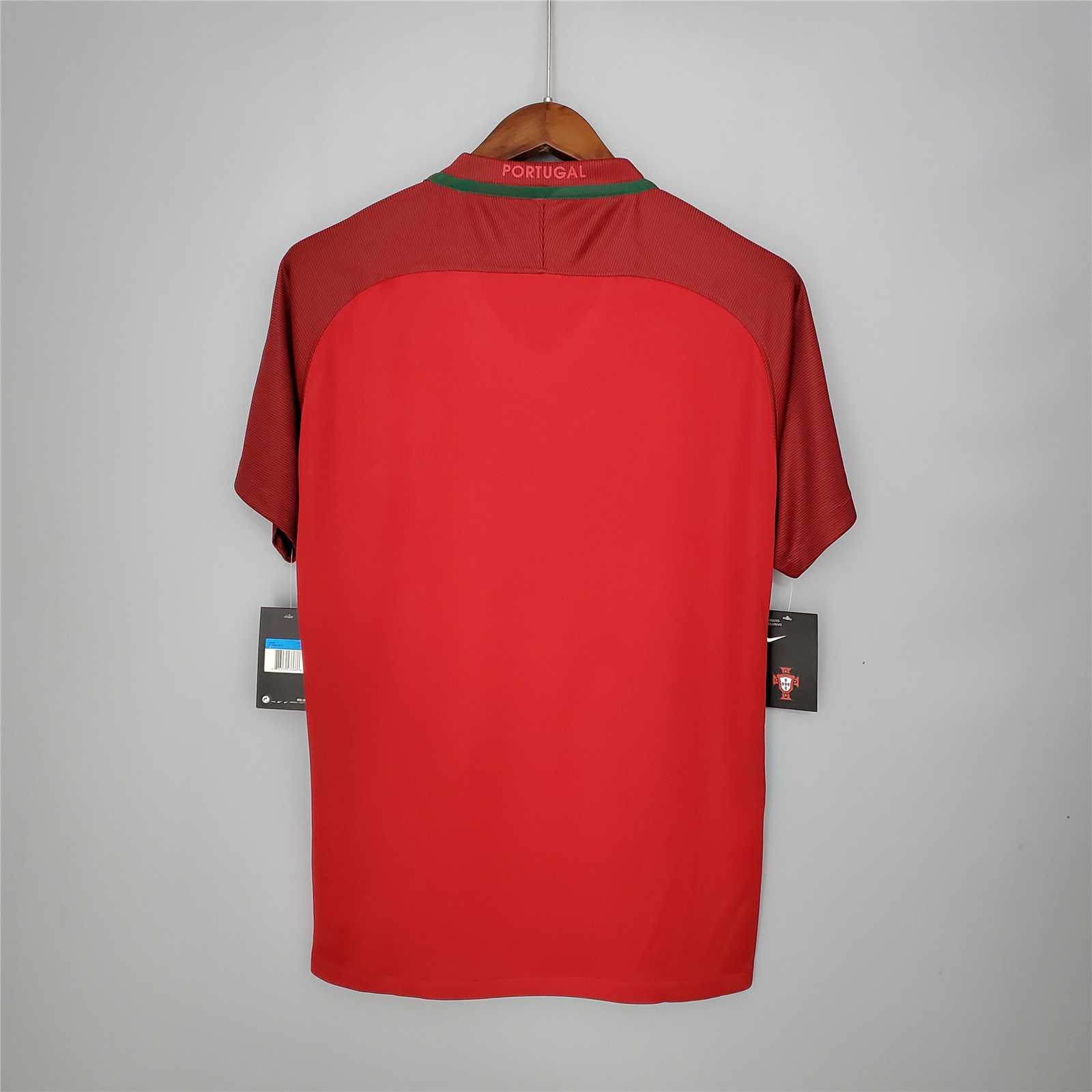 TKH-turbokithub-Retro Portugal 2016 Home Stadium Jersey